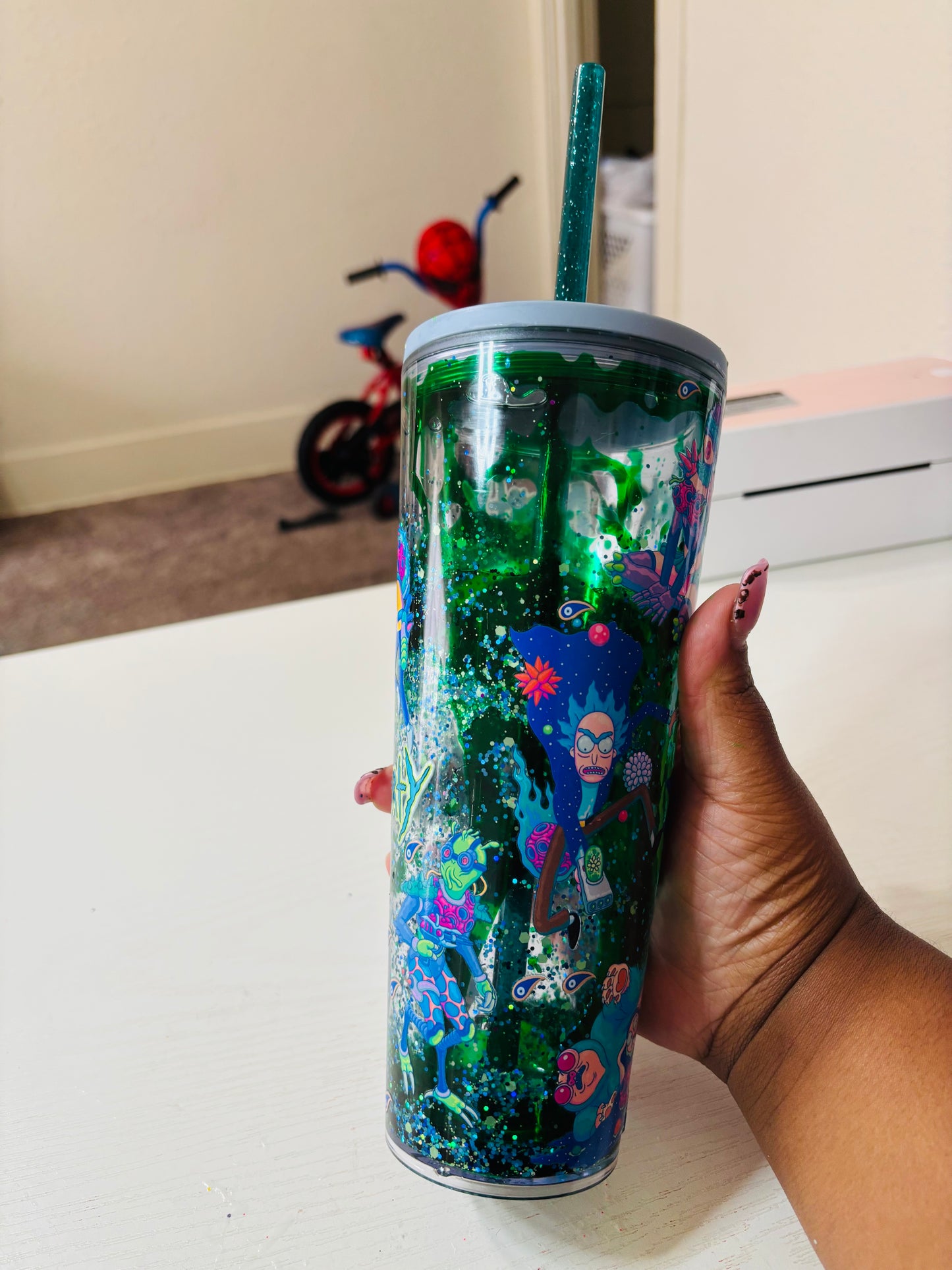 Rick nd Morty 24oz acrylic tumbler