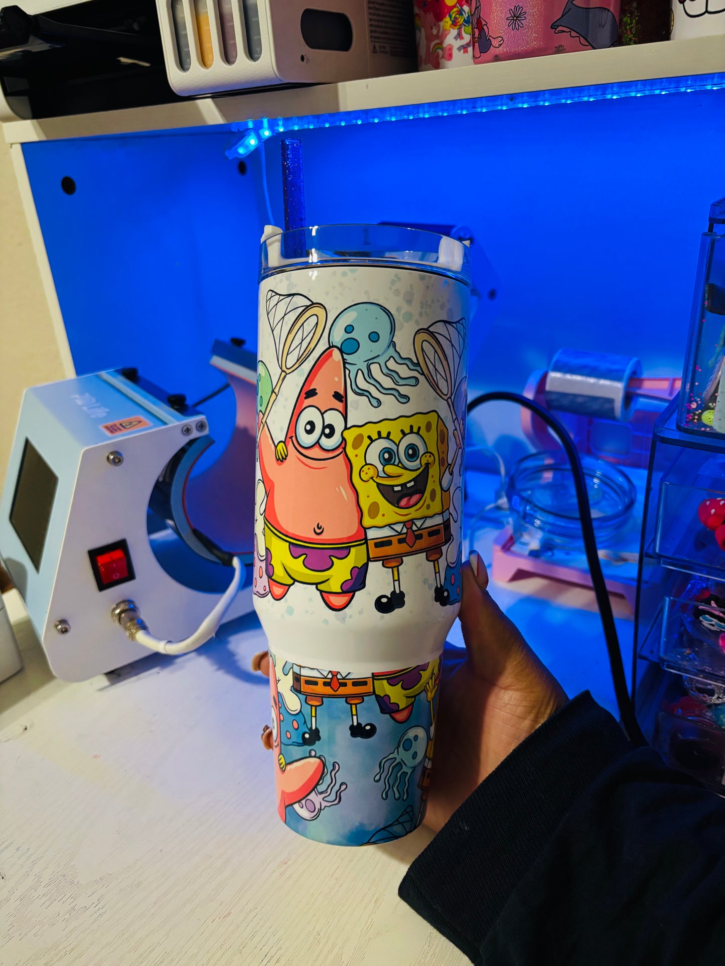 SpongeBob best day ever 40oz tumbler
