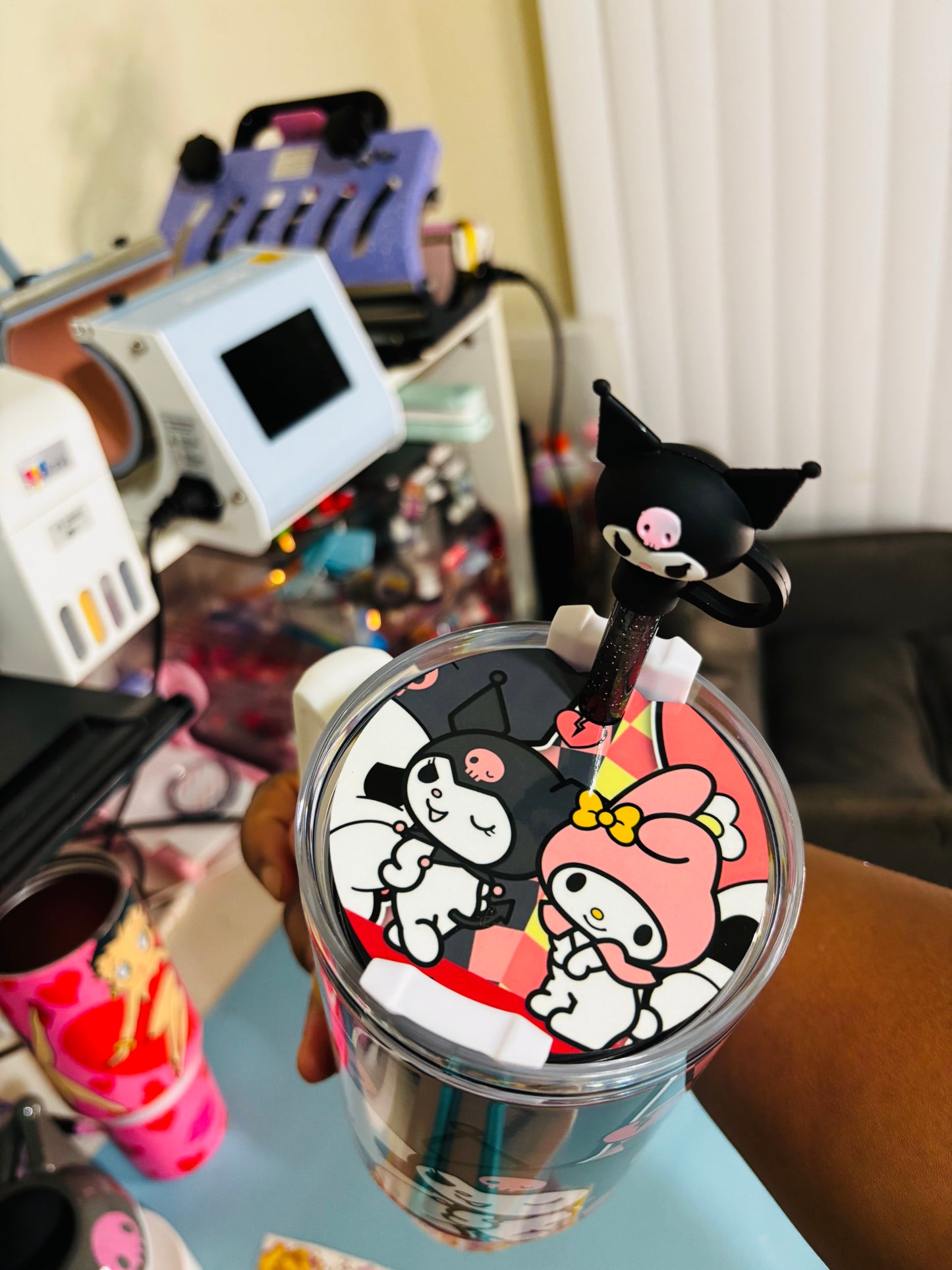 Kuromi & my melody 40oz tumbler