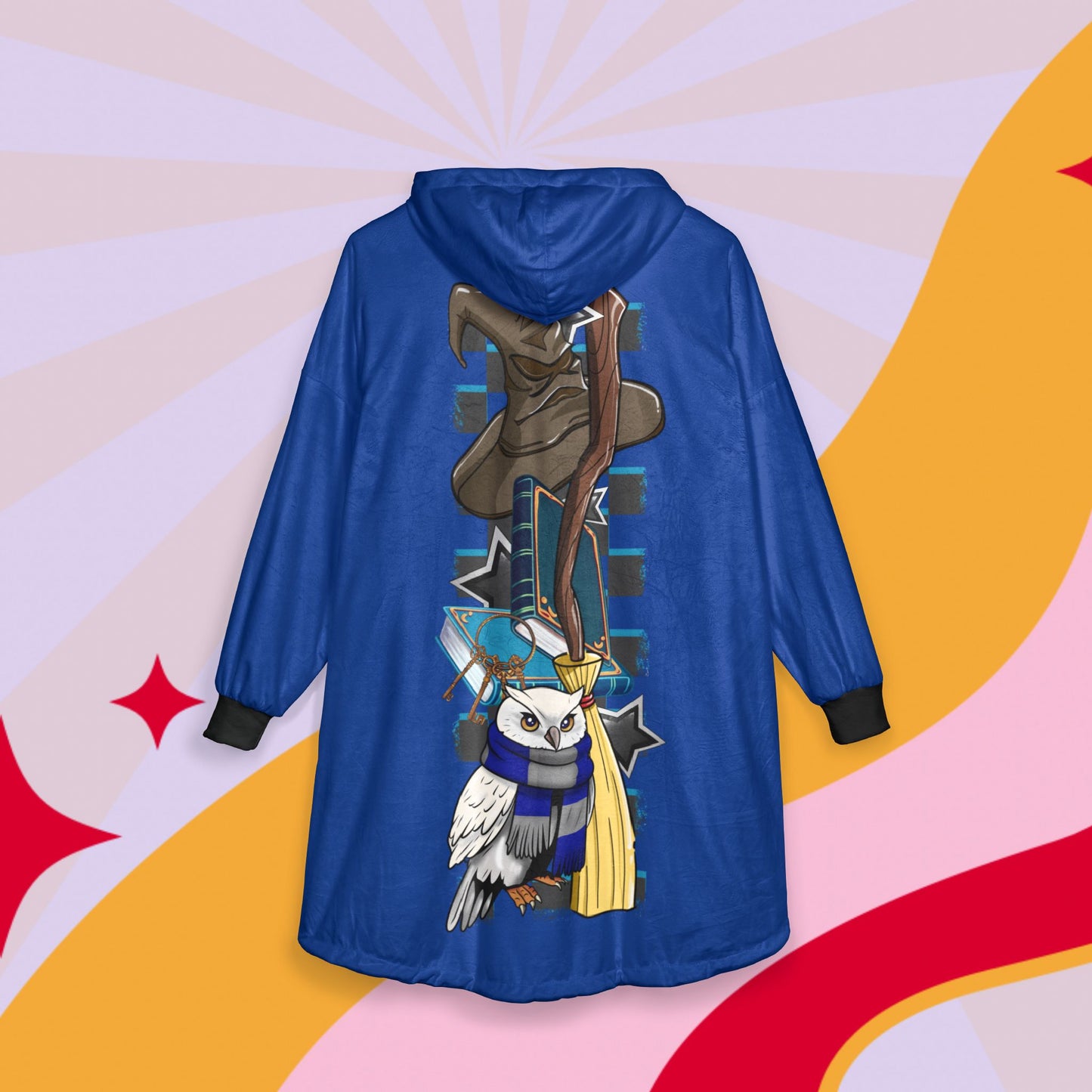 Ravenclaw Wizarding Hooded Blanket