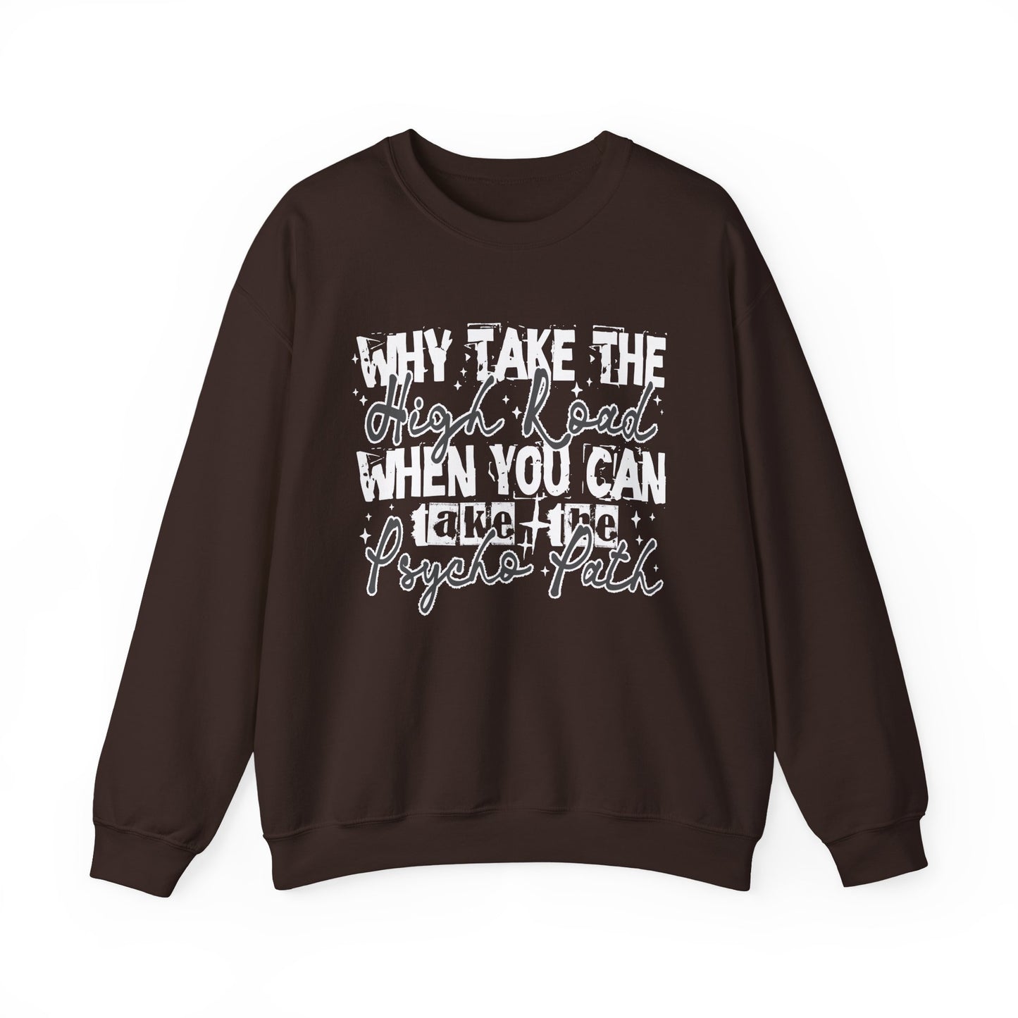 Psycho-Vibe Crewneck Sweatshirt | Fun Unisex Gift, Cozy Casual Wear, Trendy Street Style, Everyday Relaxation