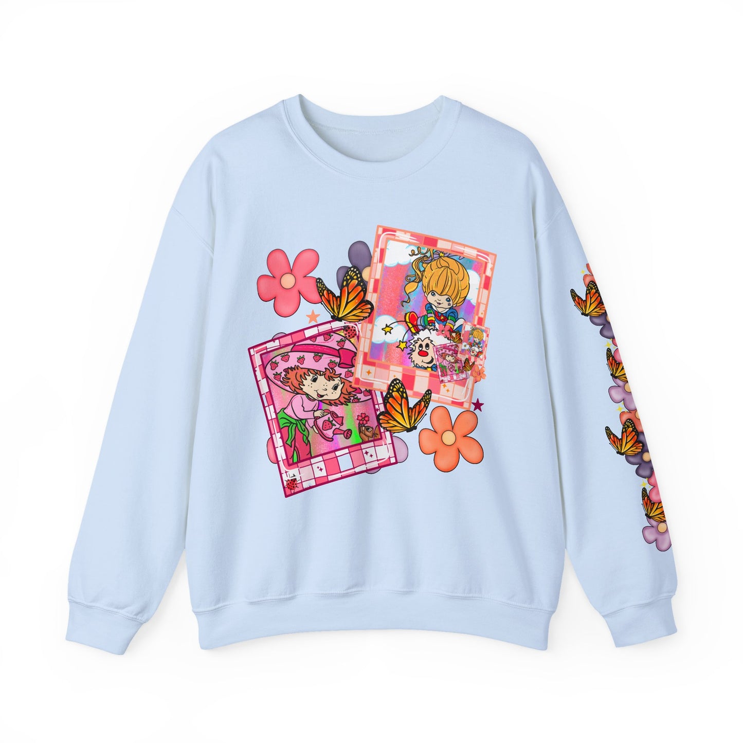 Strawberry & rainbow Crewneck Sweatshirt
