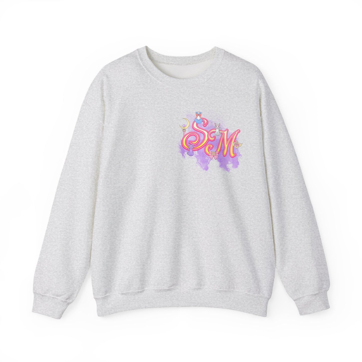 Sailor Moon Inspired Crewneck Sweatshirt, Cozy Unisex Top, Gift for Anime Fans, Casual Wear, Cute Aesthetic Apparel