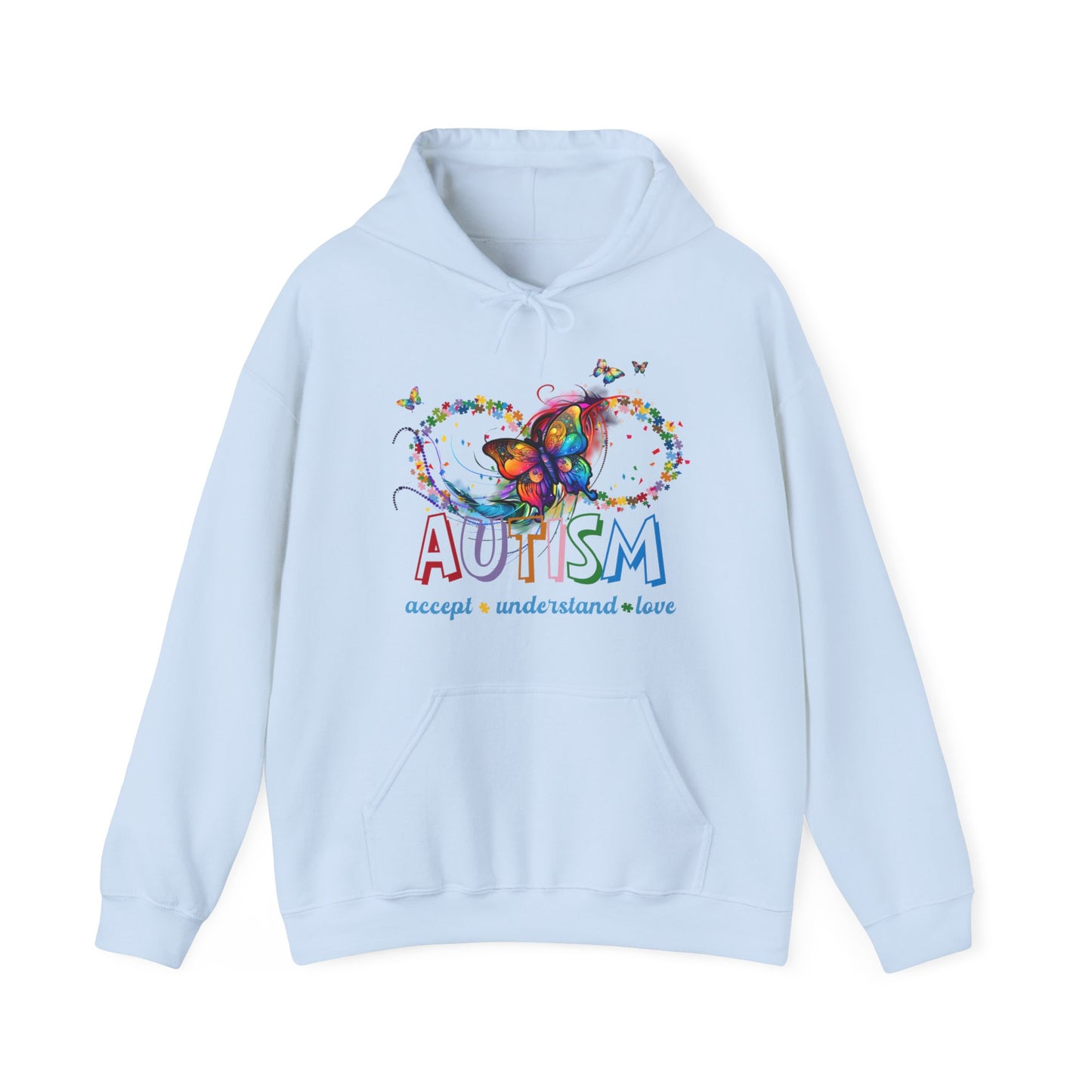 accept understand & love Unisex Heavy Blend™ Hooded Sweatshirt