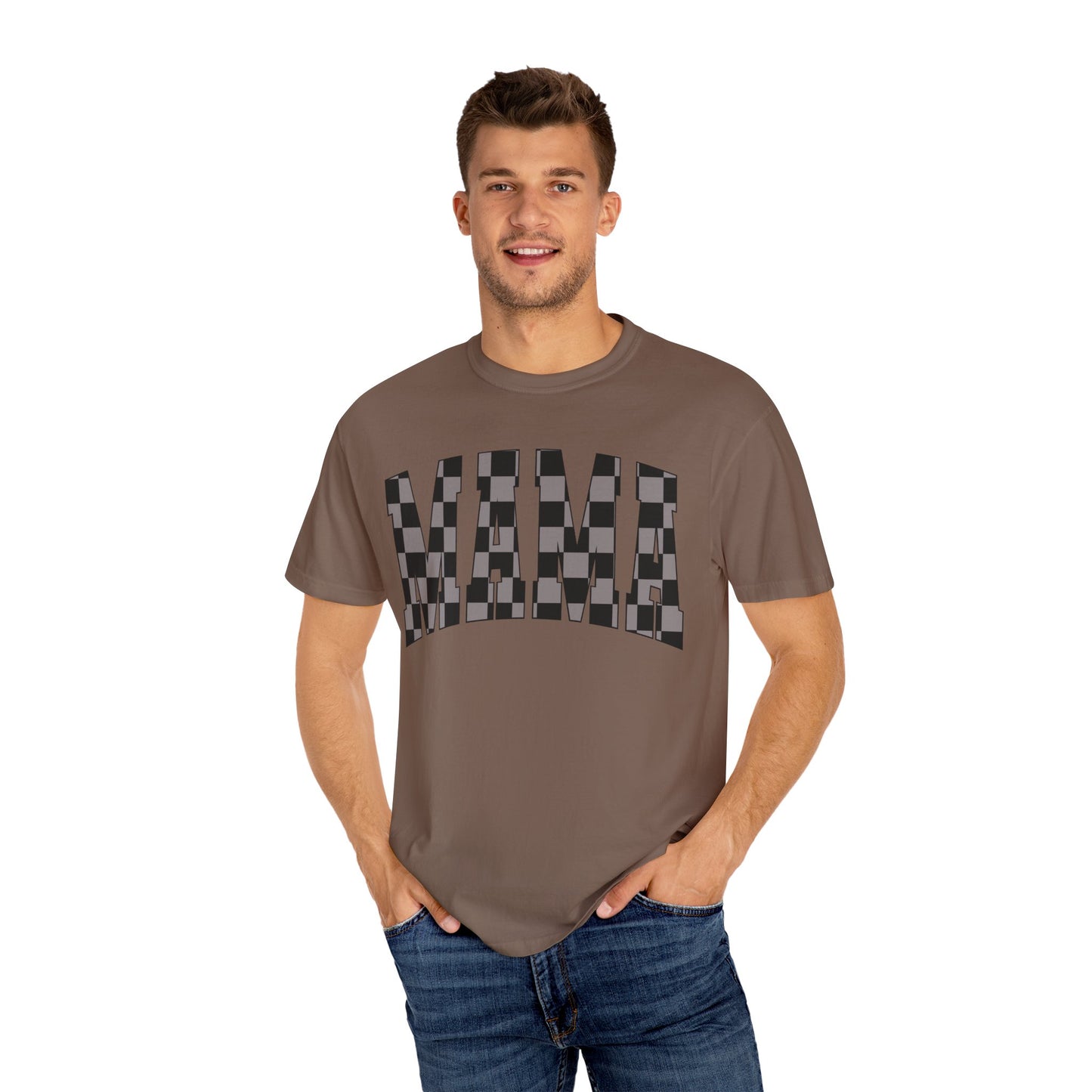 checkered mama Unisex Garment-Dyed T-shirt