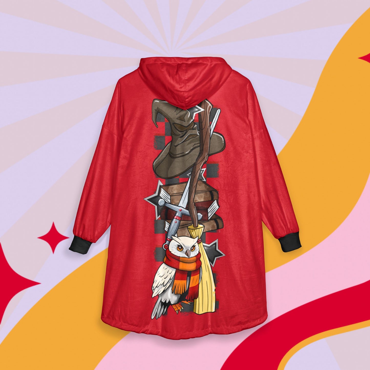 Gryffindor Wizarding Hooded Blanket