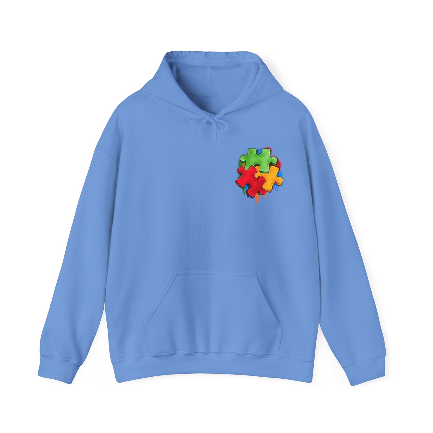 this dad is verbal Unisex Heavy Blend™ Hooded Sweatshirt