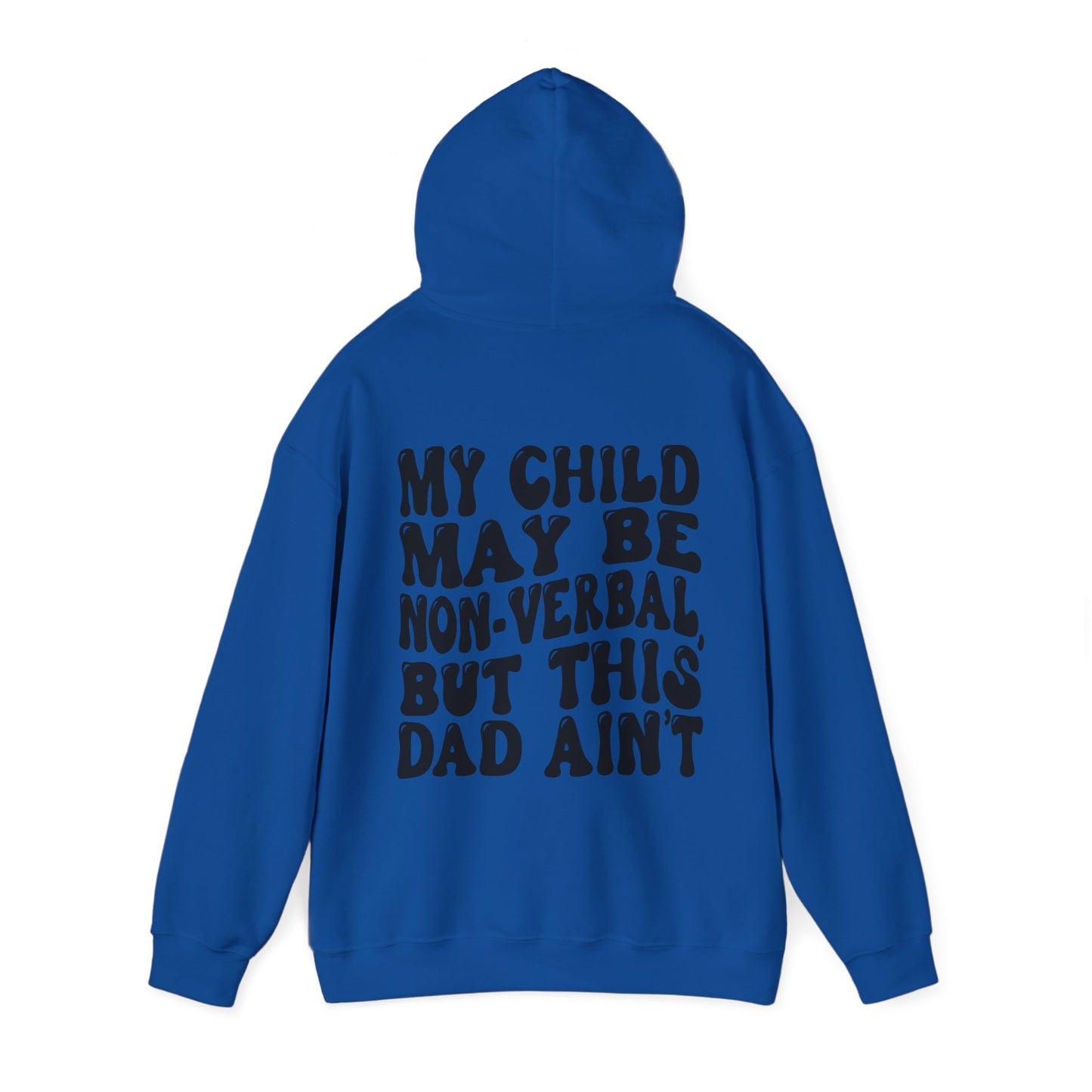 this dad is verbal Unisex Heavy Blend™ Hooded Sweatshirt