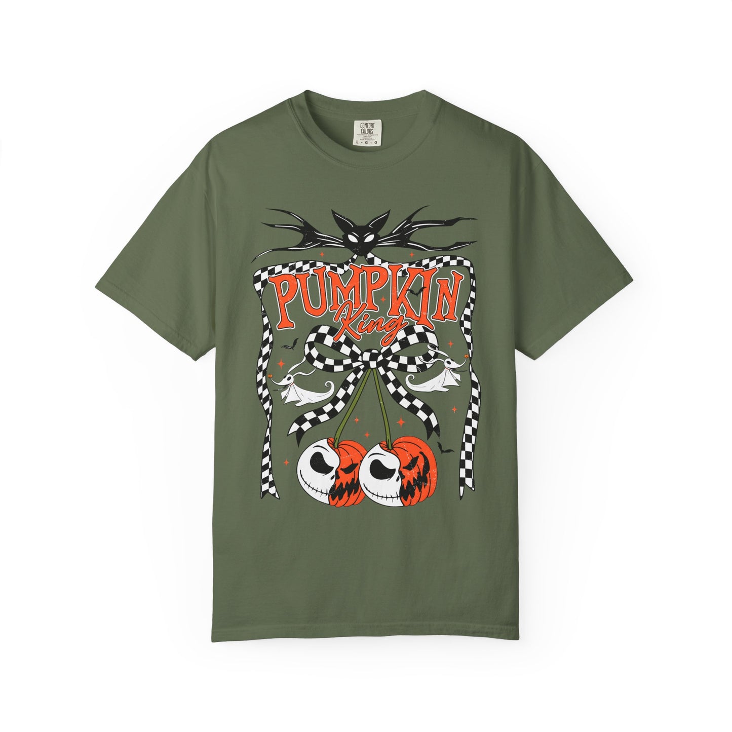Pumpkin King Unisex Garment-Dyed T-Shirt | Fall Fashion, Halloween Tee