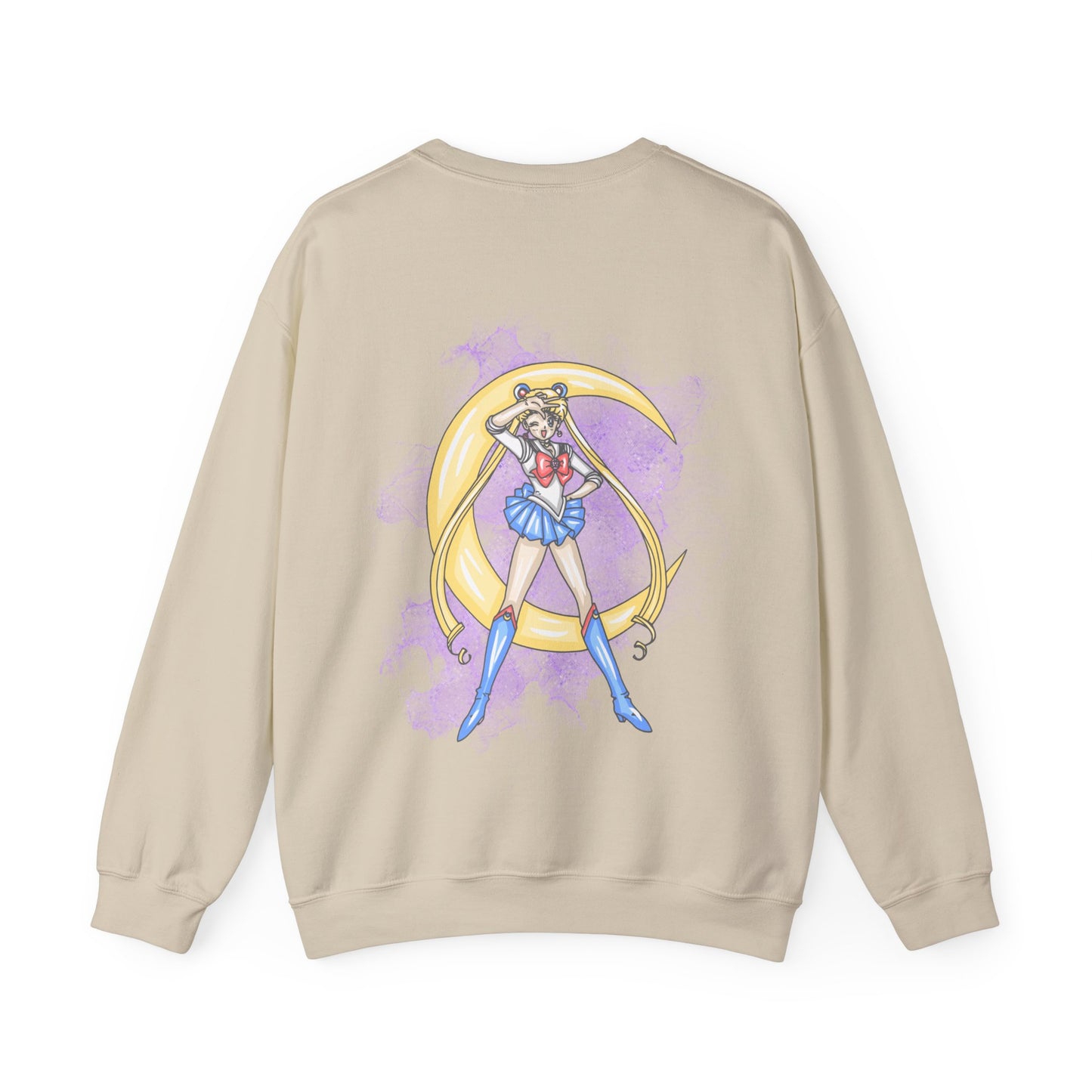 Sailor Moon Inspired Crewneck Sweatshirt, Cozy Unisex Top, Gift for Anime Fans, Casual Wear, Cute Aesthetic Apparel