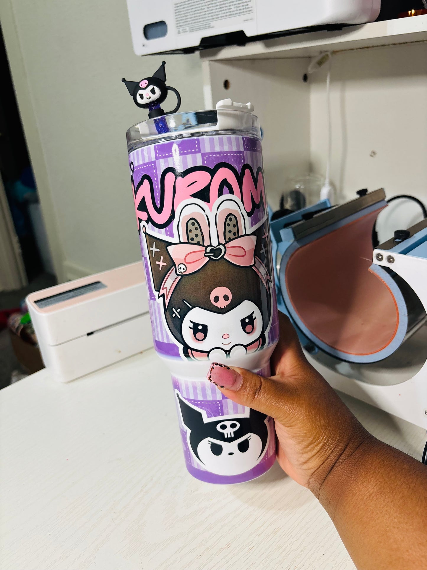 Kuromi 40oz sublimation tumbler