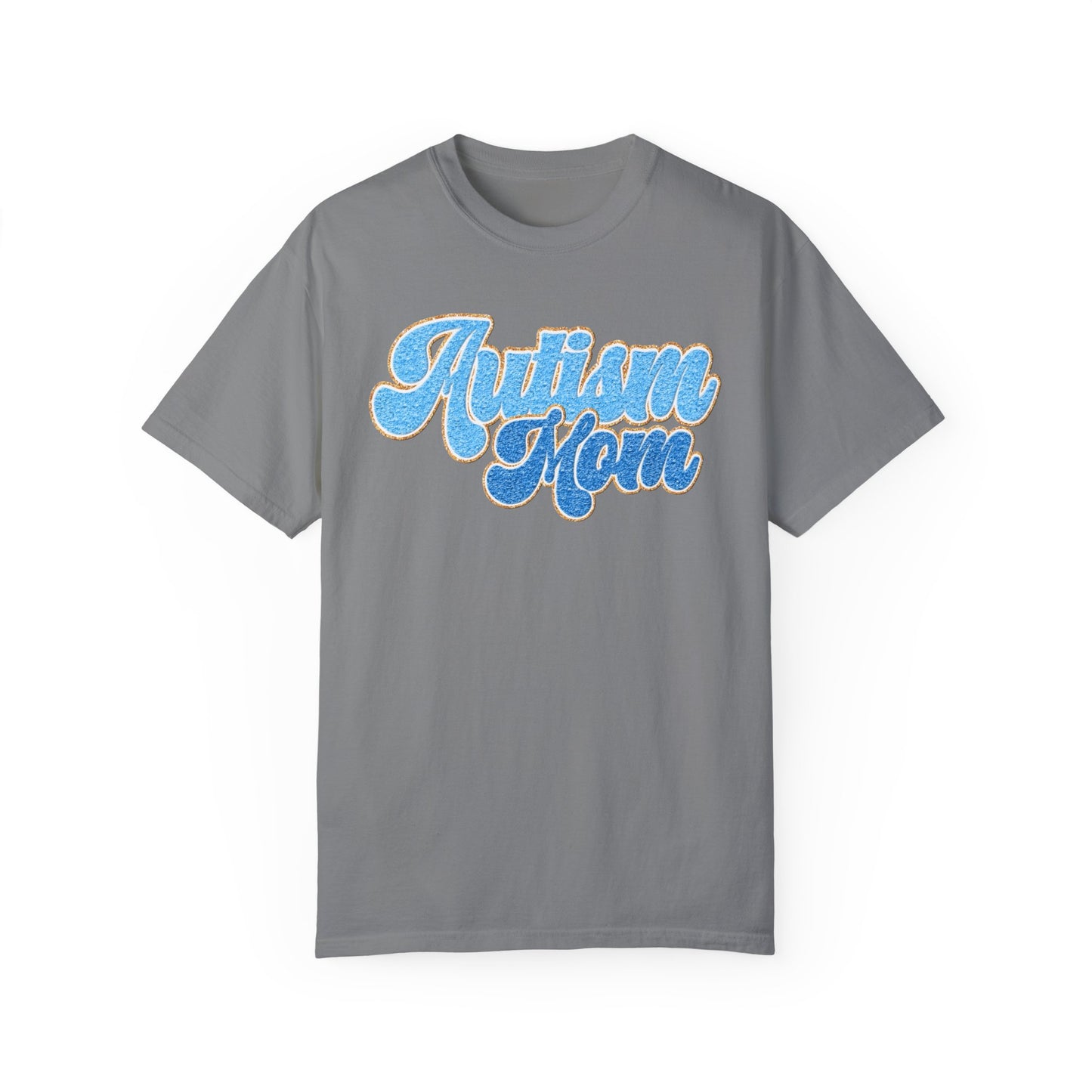 autism mom faux Unisex Garment-Dyed T-shirt