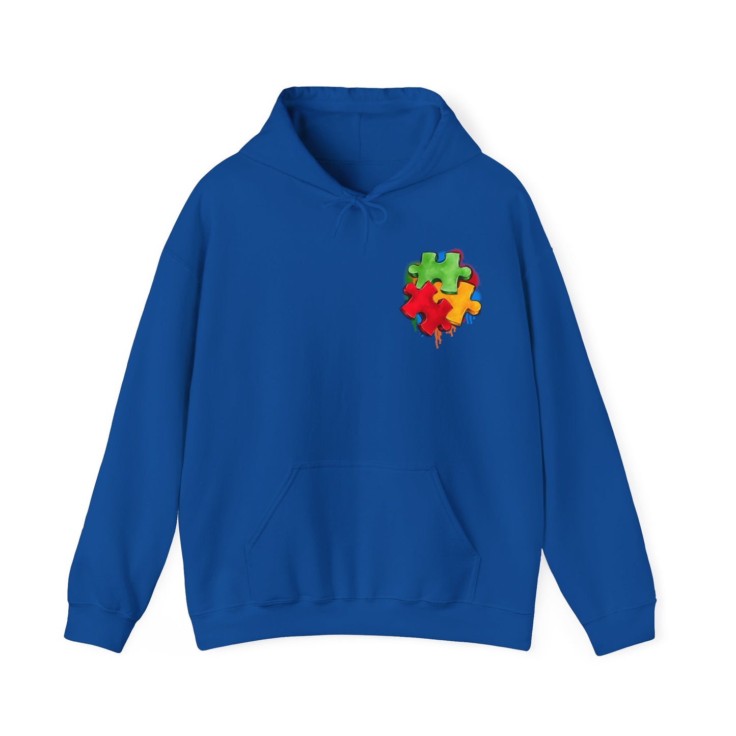 this dad is verbal Unisex Heavy Blend™ Hooded Sweatshirt