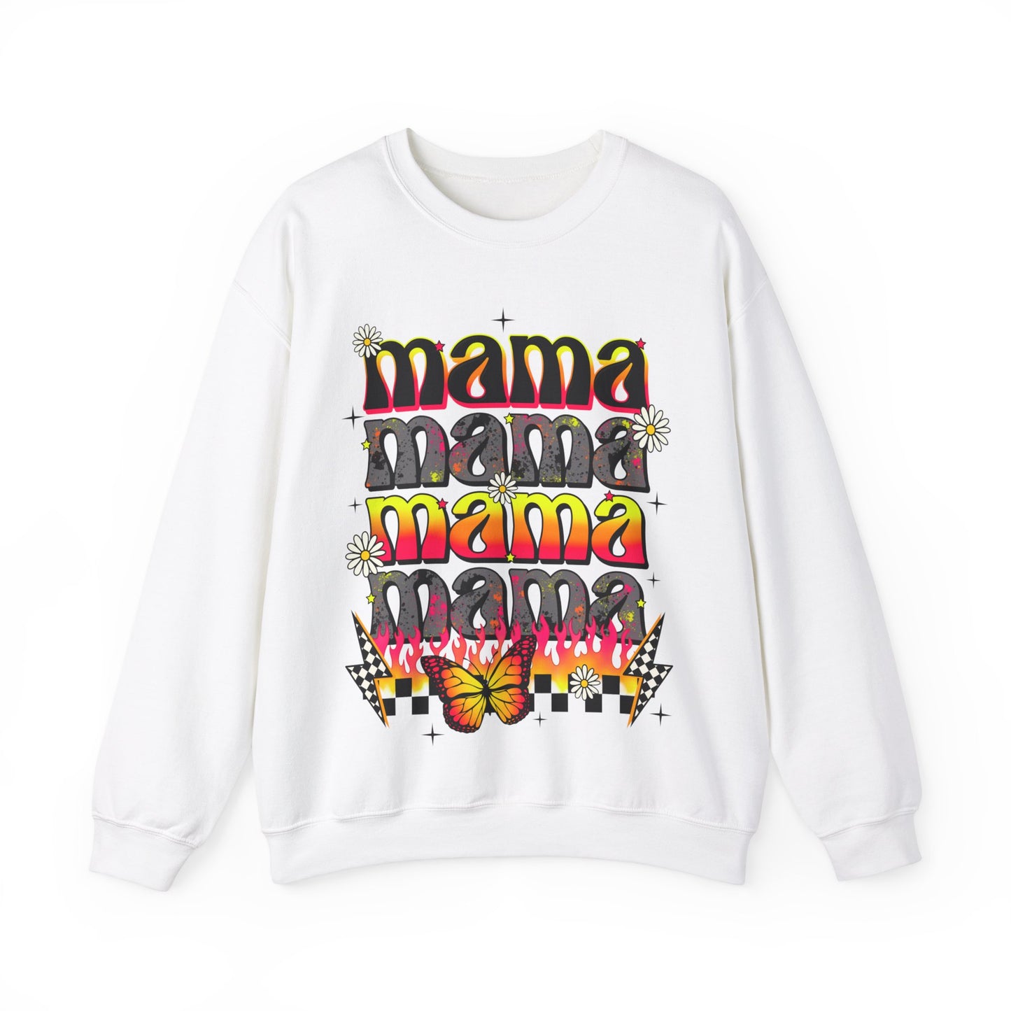 flame mama Unisex Heavy Blend™ Crewneck Sweatshirt