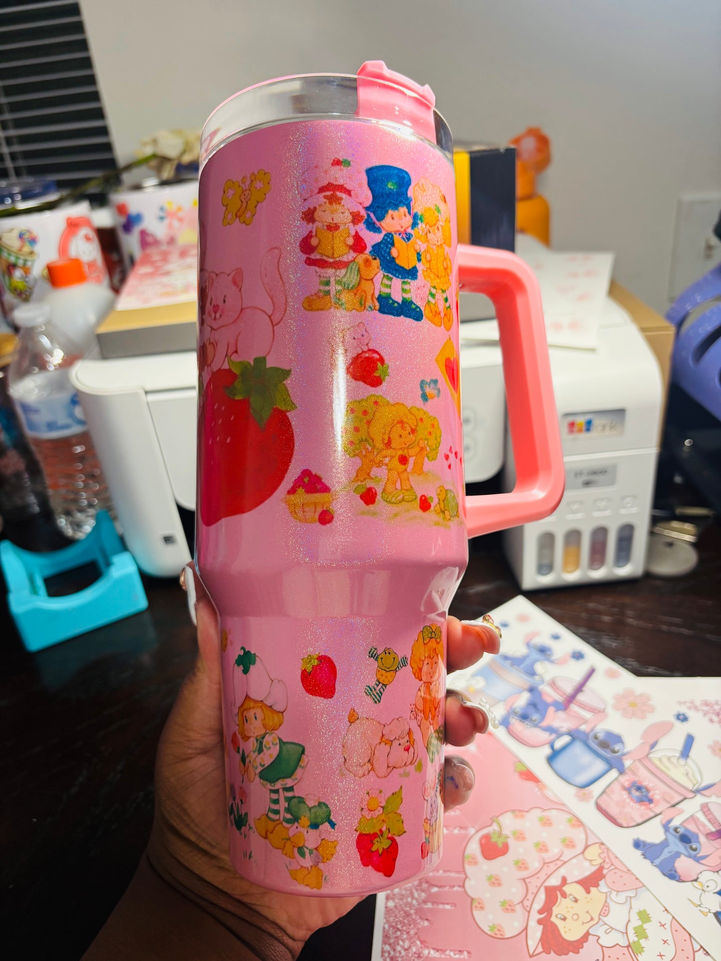 Strawberry shortcake & friends 40oz tumbler
