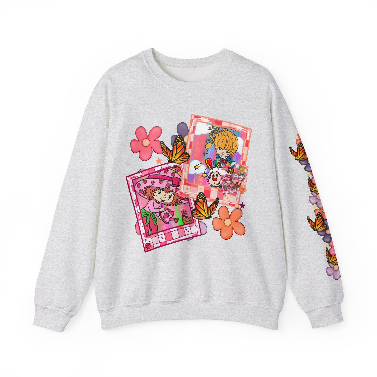 Strawberry & rainbow Crewneck Sweatshirt