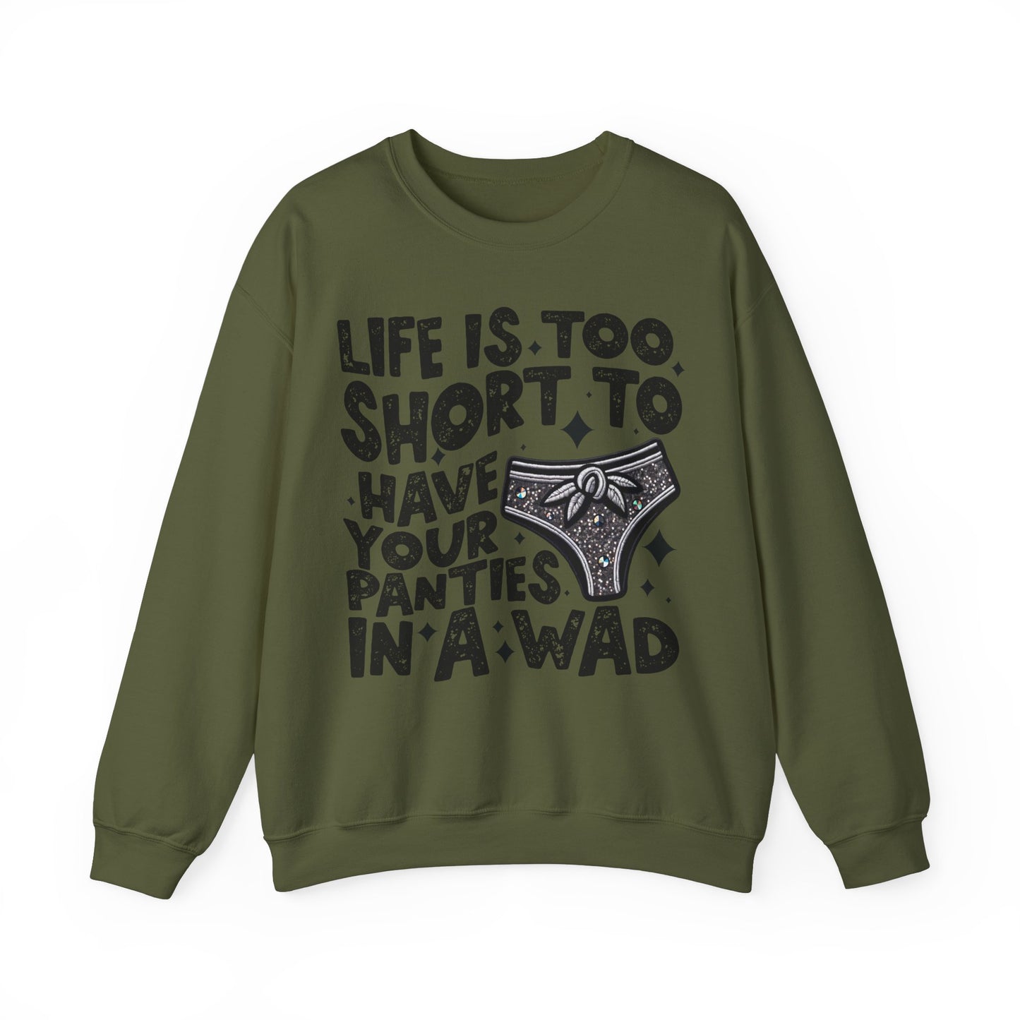 Life’s too short Unisex Heavy Blend™ Crewneck Sweatshirt