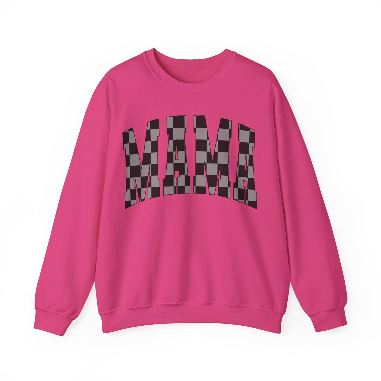 checkered mama Unisex Heavy Blend™ Crewneck Sweatshirt