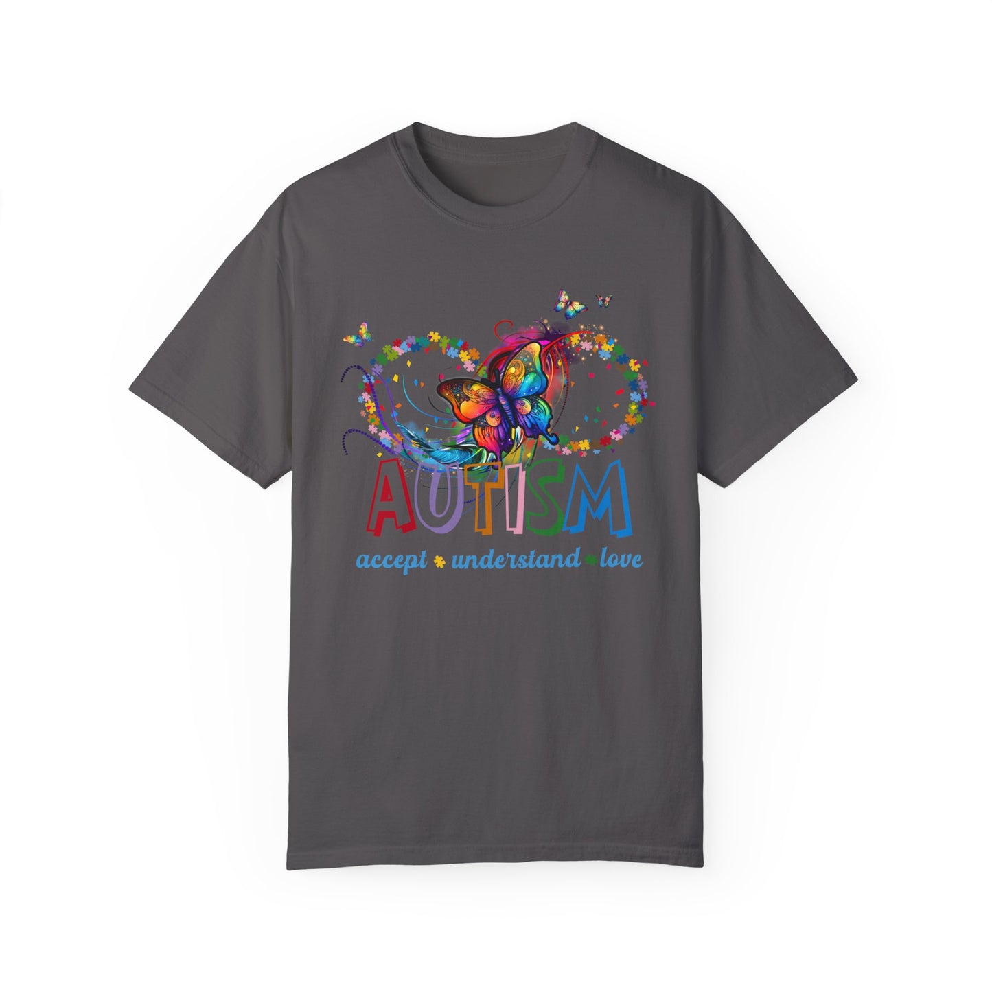 accept understand & love Unisex Garment-Dyed T-shirt