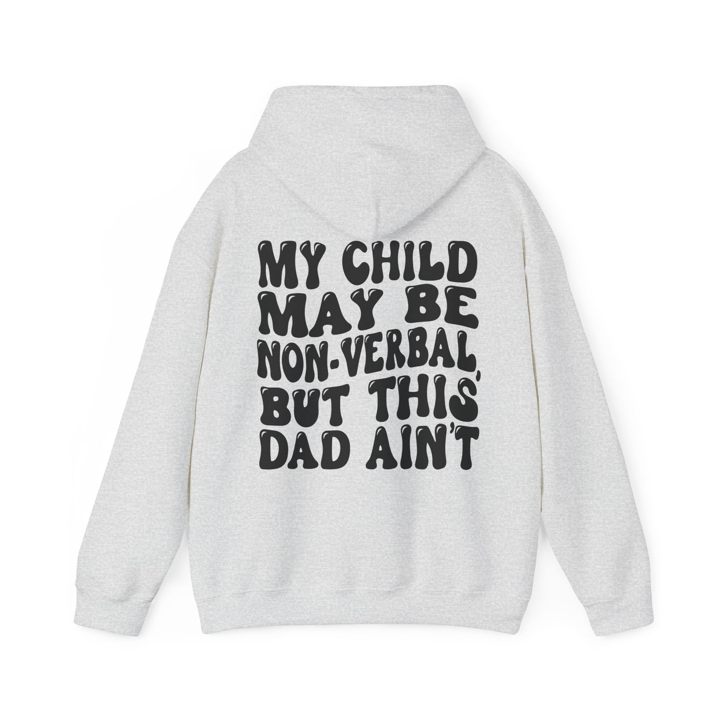 this dad is verbal Unisex Heavy Blend™ Hooded Sweatshirt