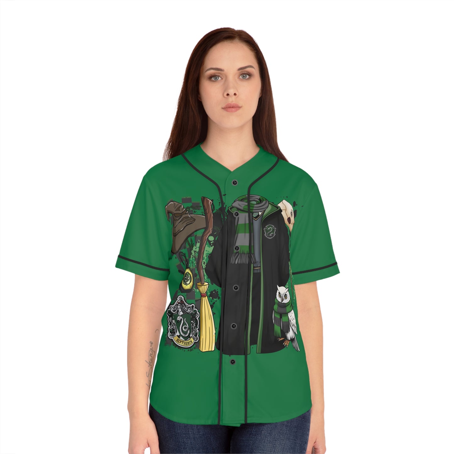 Slytherin Women's Baseball Jersey
