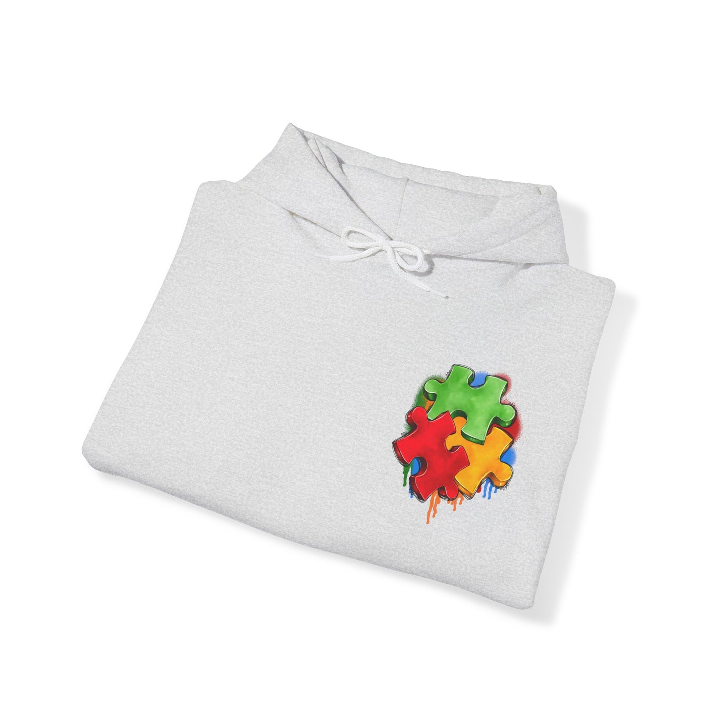 this dad is verbal Unisex Heavy Blend™ Hooded Sweatshirt