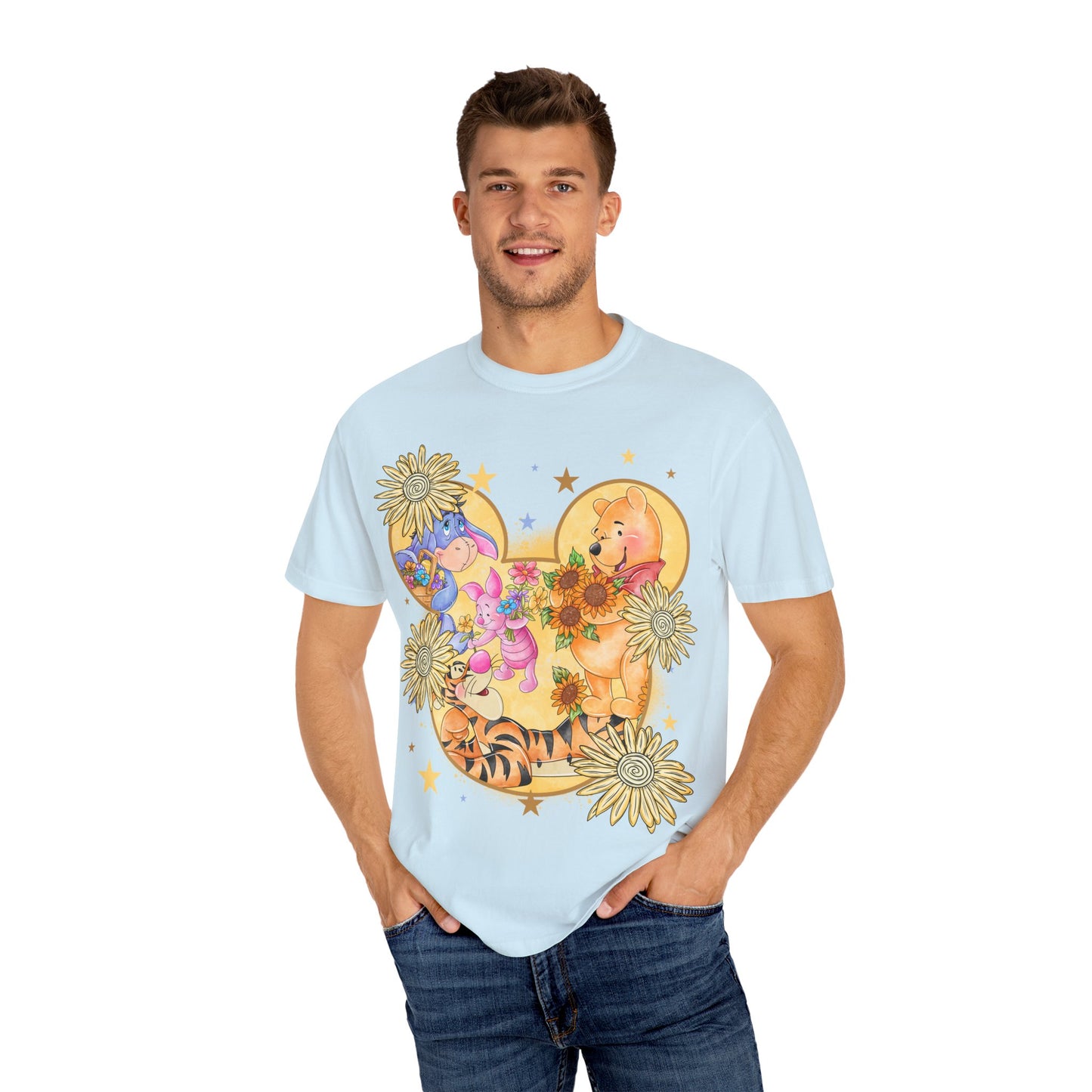 Pooh and crew Unisex Garment-Dyed T-shirt