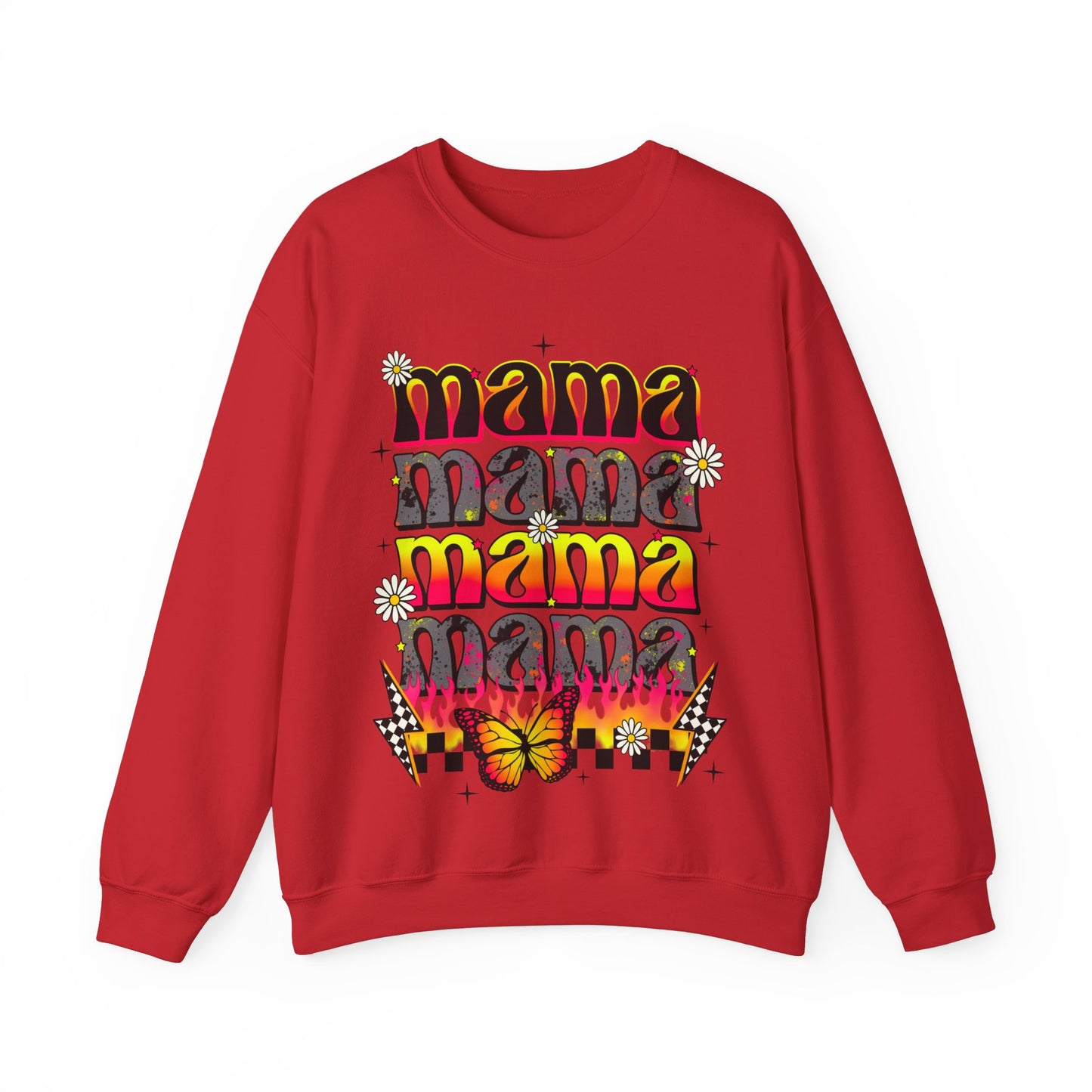 flame mama Unisex Heavy Blend™ Crewneck Sweatshirt
