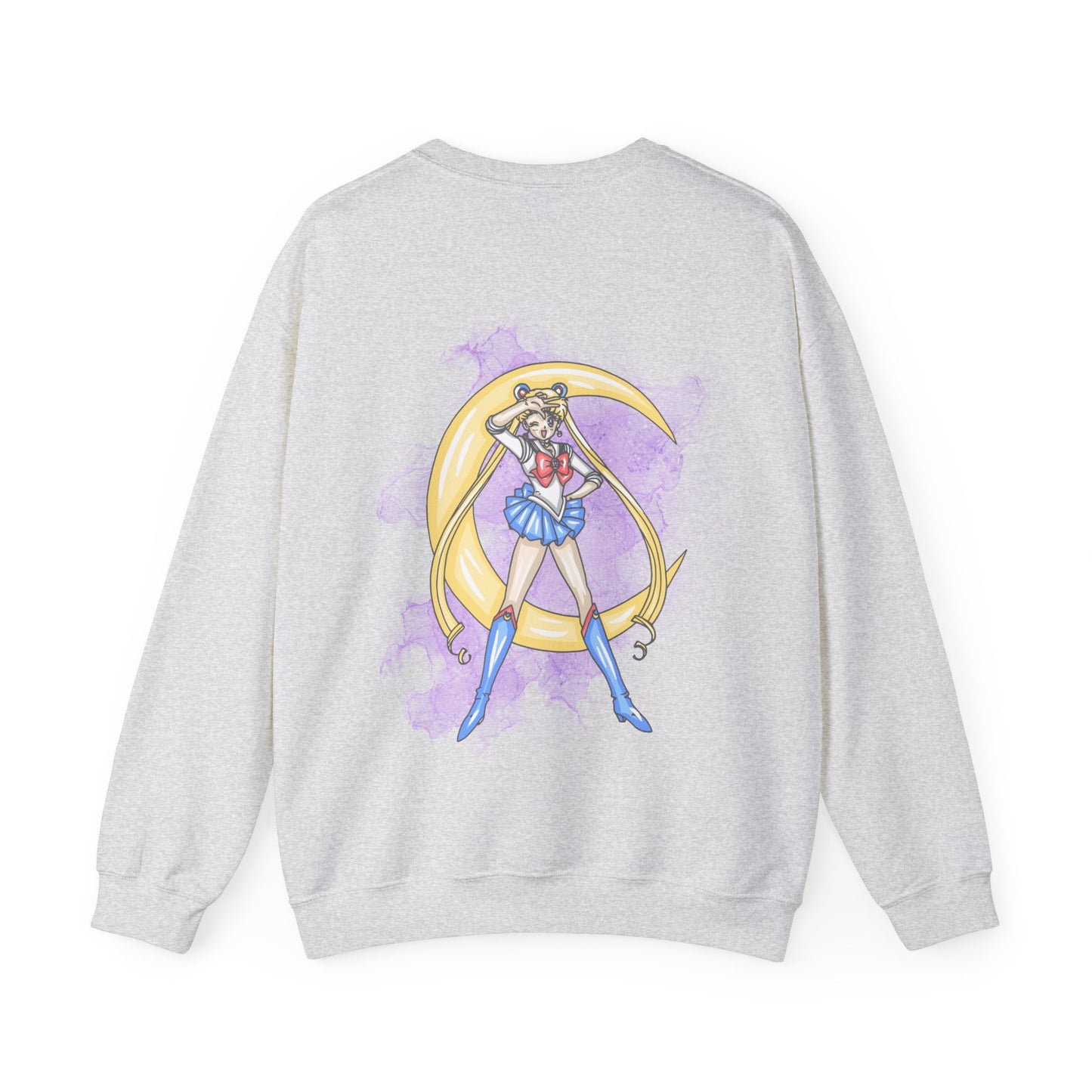 Sailor Moon Inspired Crewneck Sweatshirt, Cozy Unisex Top, Gift for Anime Fans, Casual Wear, Cute Aesthetic Apparel