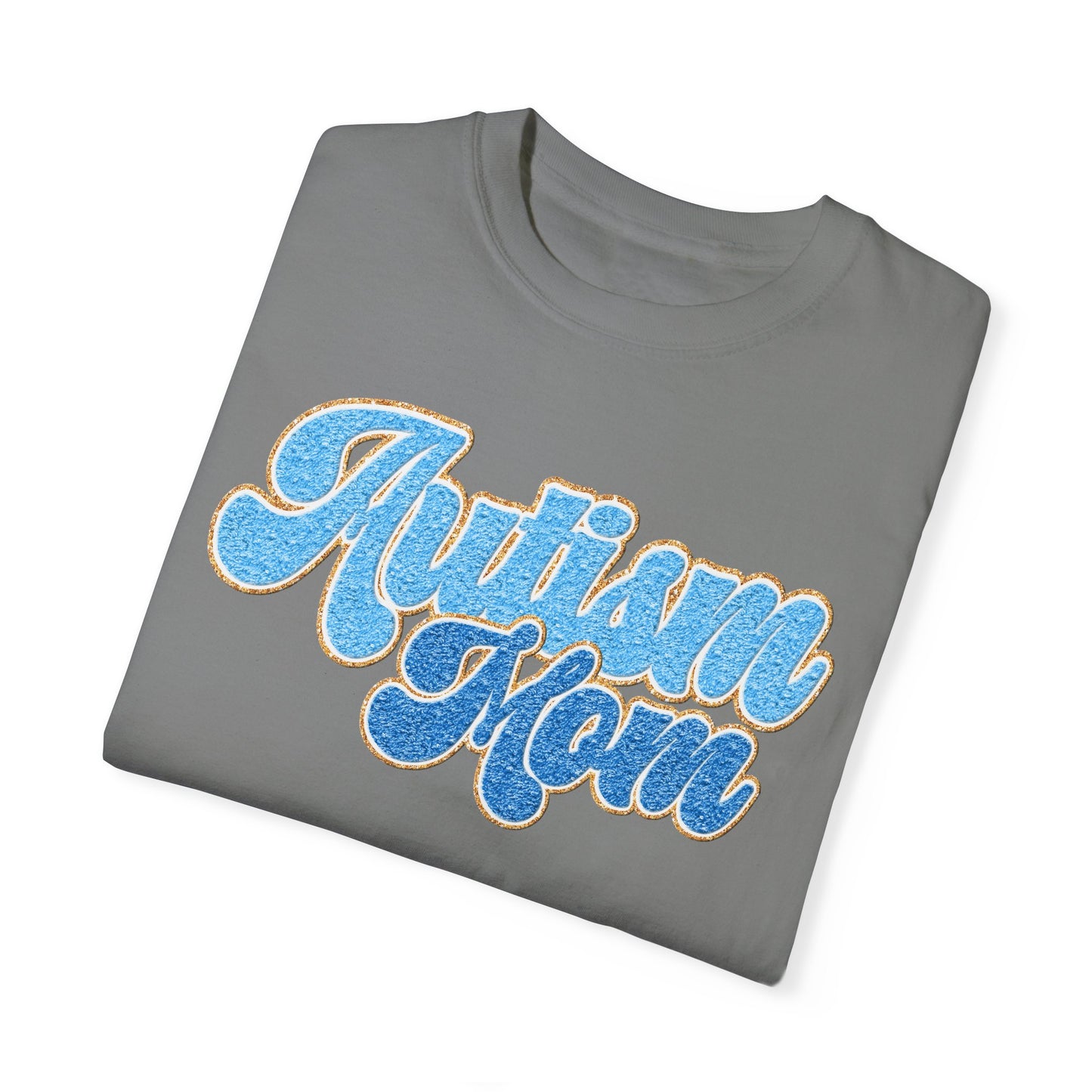 autism mom faux Unisex Garment-Dyed T-shirt