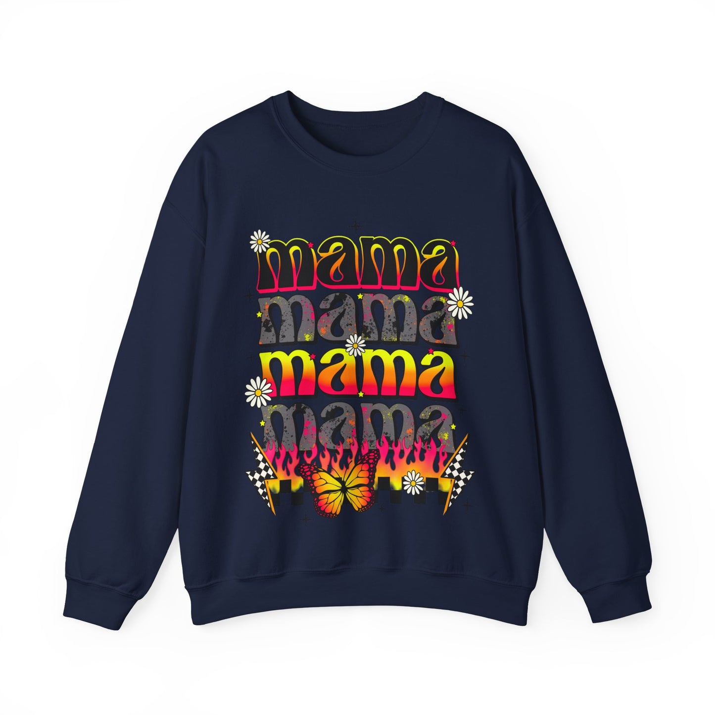flame mama Unisex Heavy Blend™ Crewneck Sweatshirt