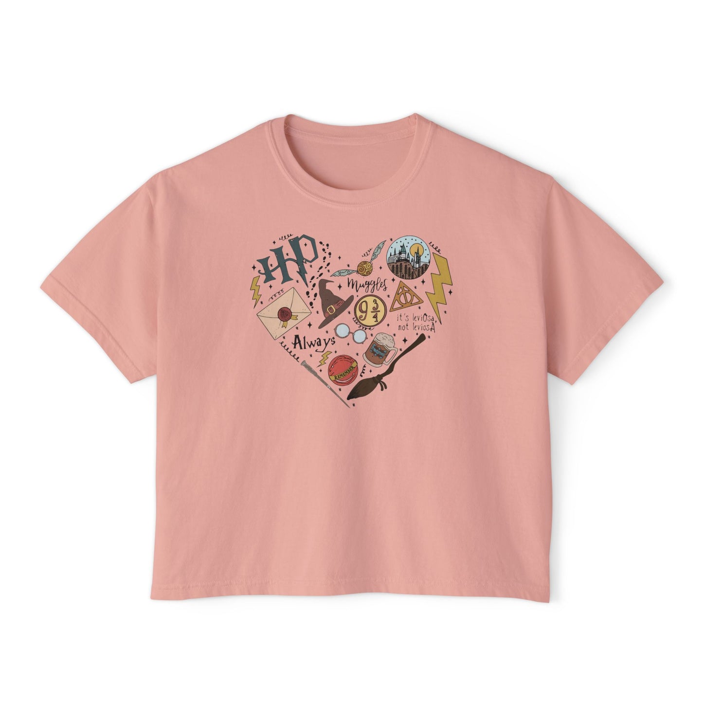 Harry Potter Inspired Women's Boxy Tee