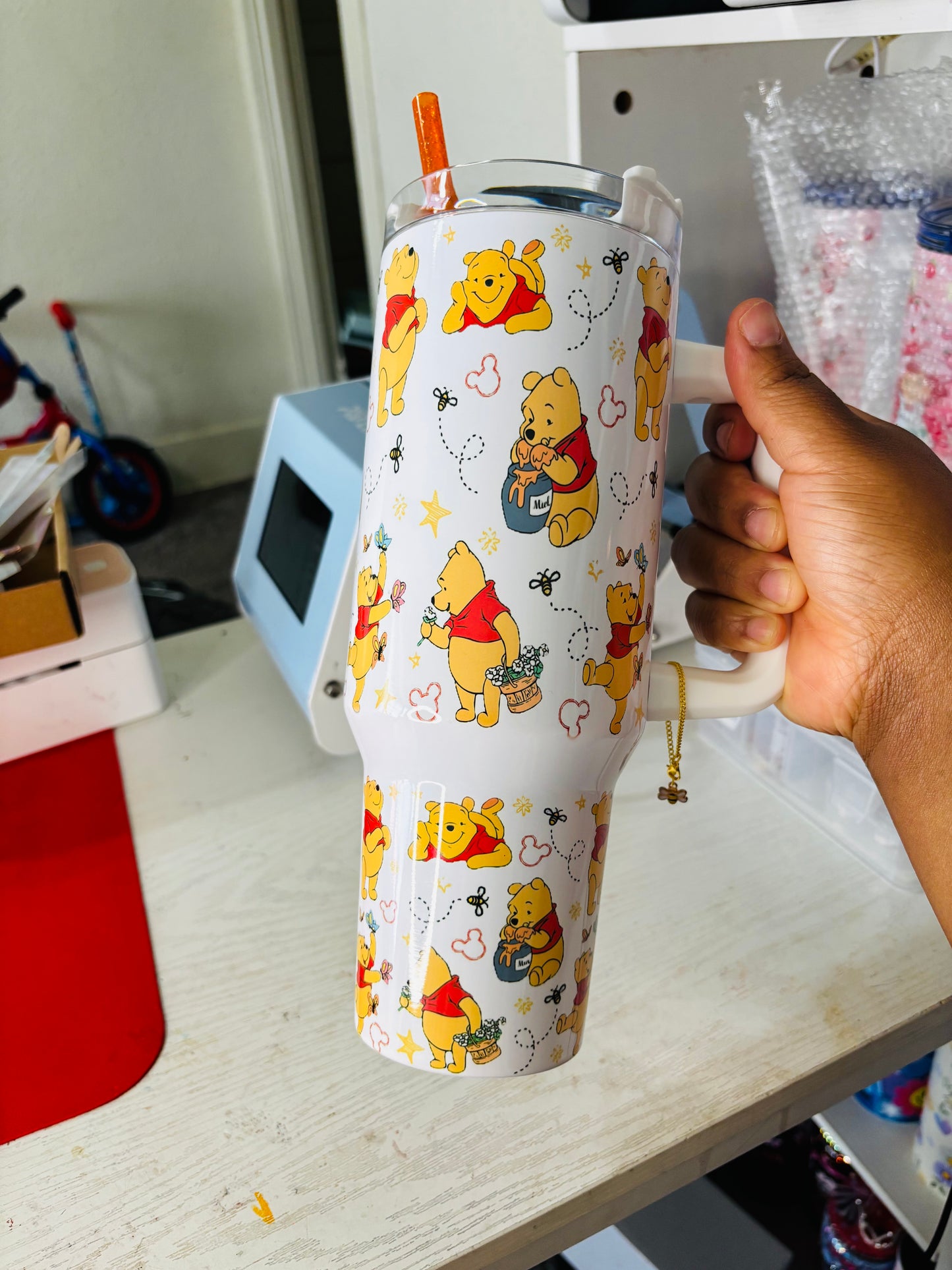 Cute bear 40oz tumbler