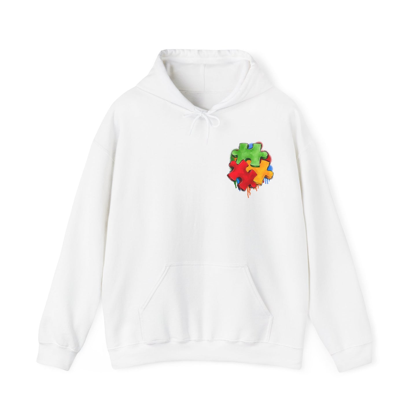 this dad is verbal Unisex Heavy Blend™ Hooded Sweatshirt