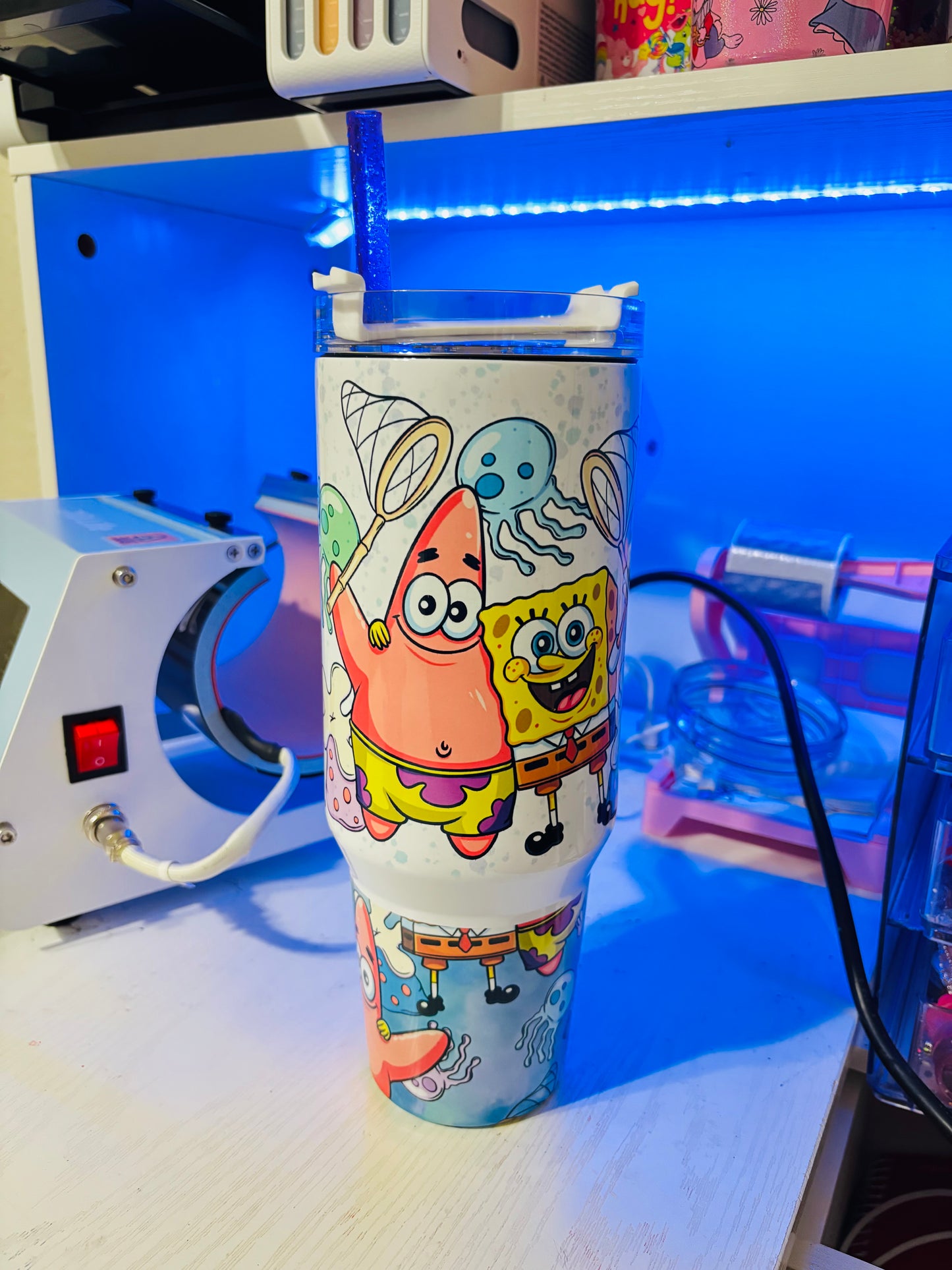 SpongeBob best day ever 40oz tumbler