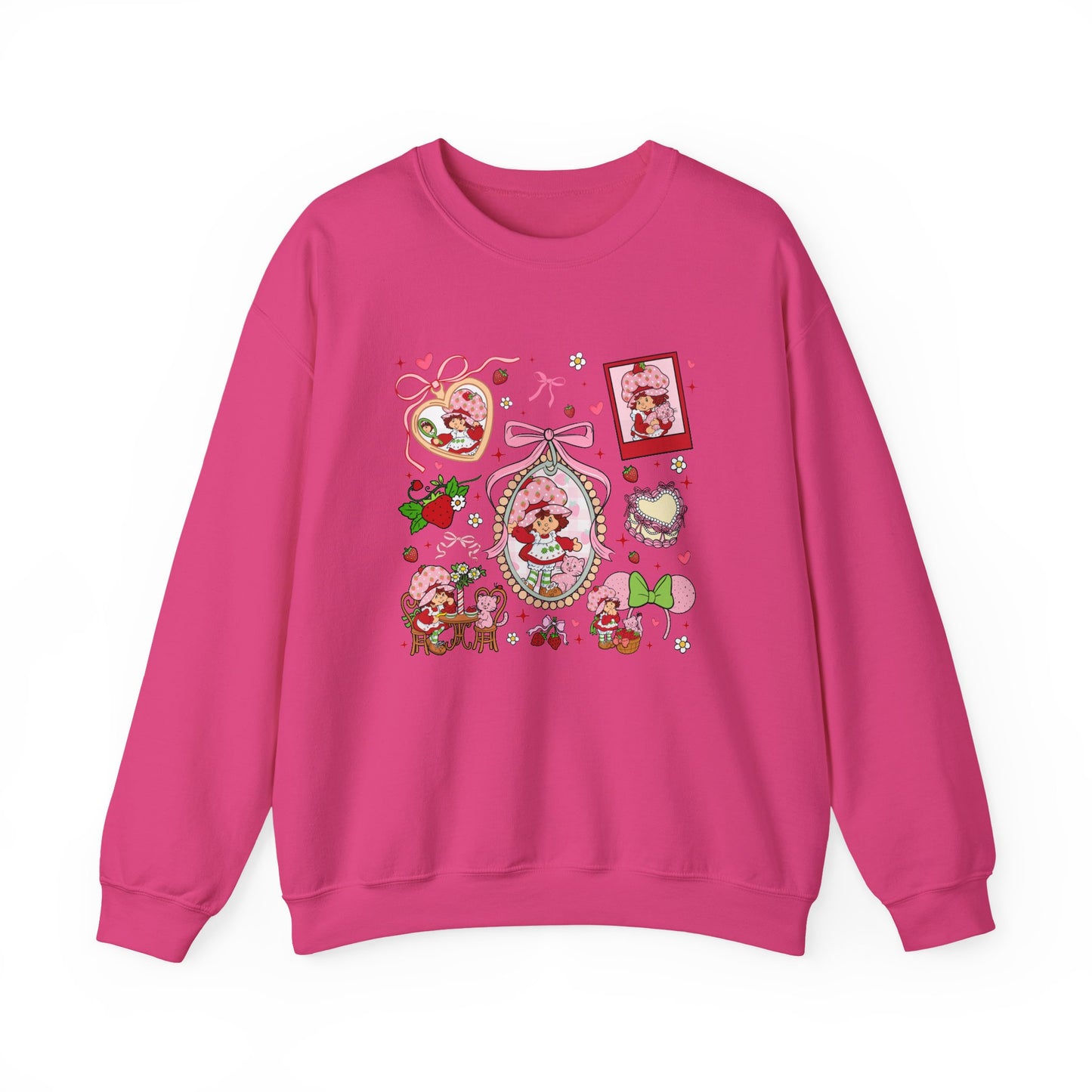 Strawberry shortcake Vintage-Inspired Crewneck