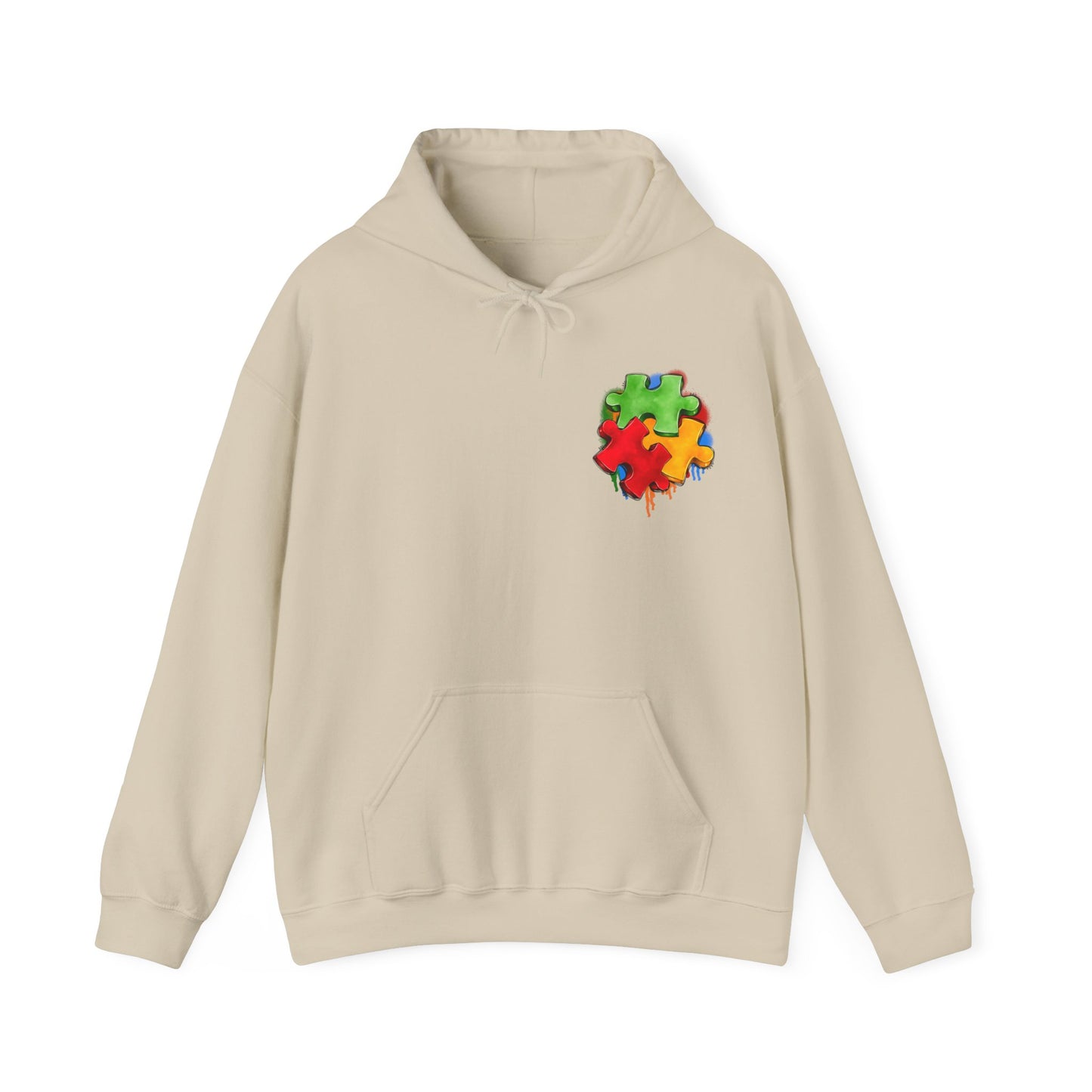 this dad is verbal Unisex Heavy Blend™ Hooded Sweatshirt