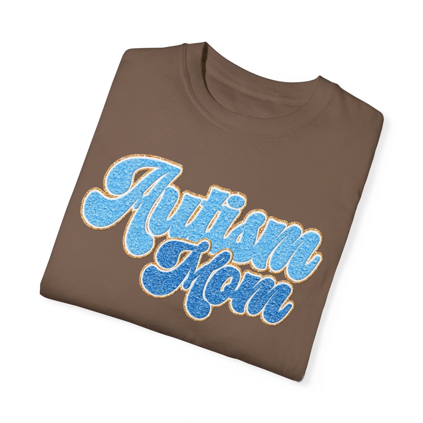 autism mom faux Unisex Garment-Dyed T-shirt