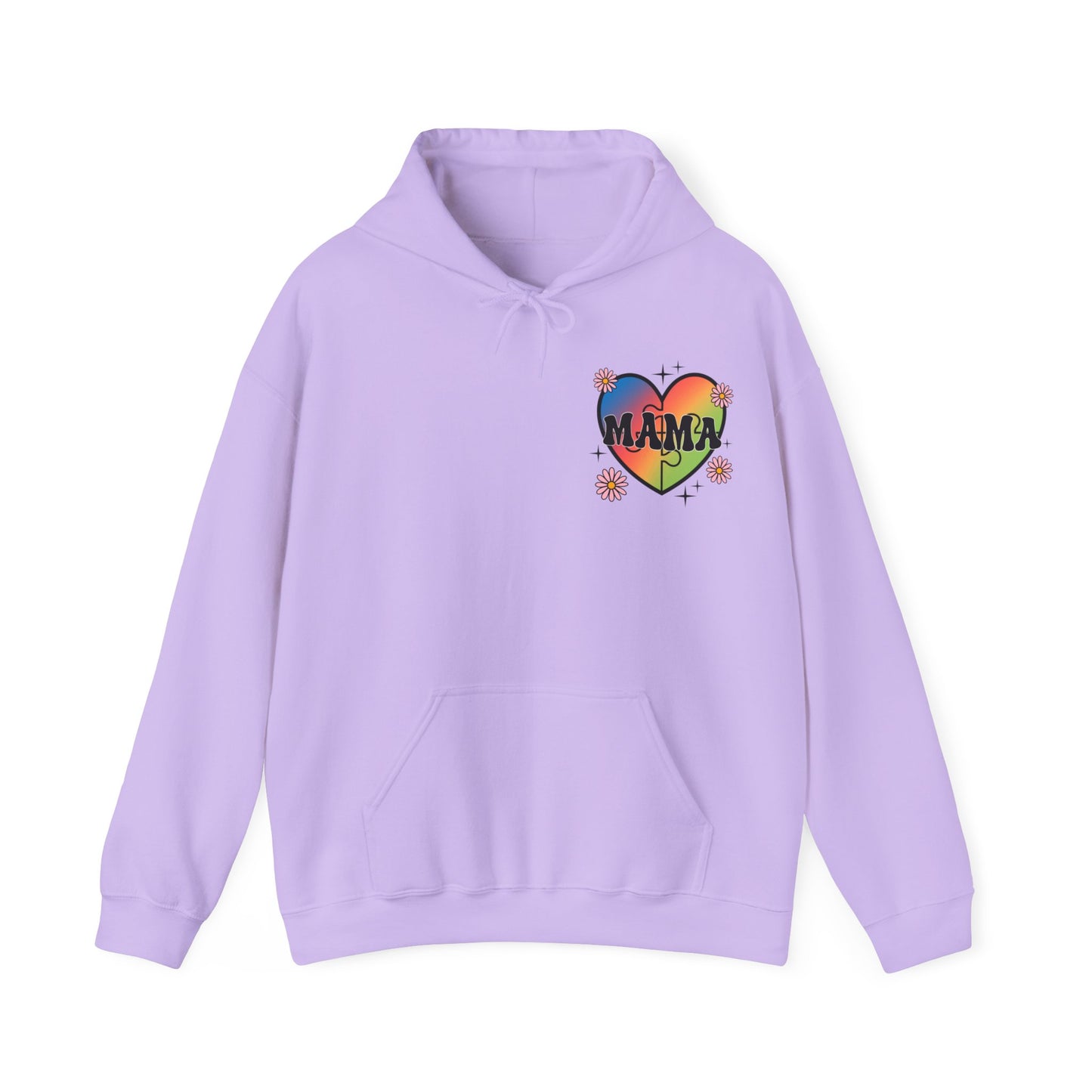 somebodys proud autism mama Unisex Heavy Blend™ Hooded Sweatshirt