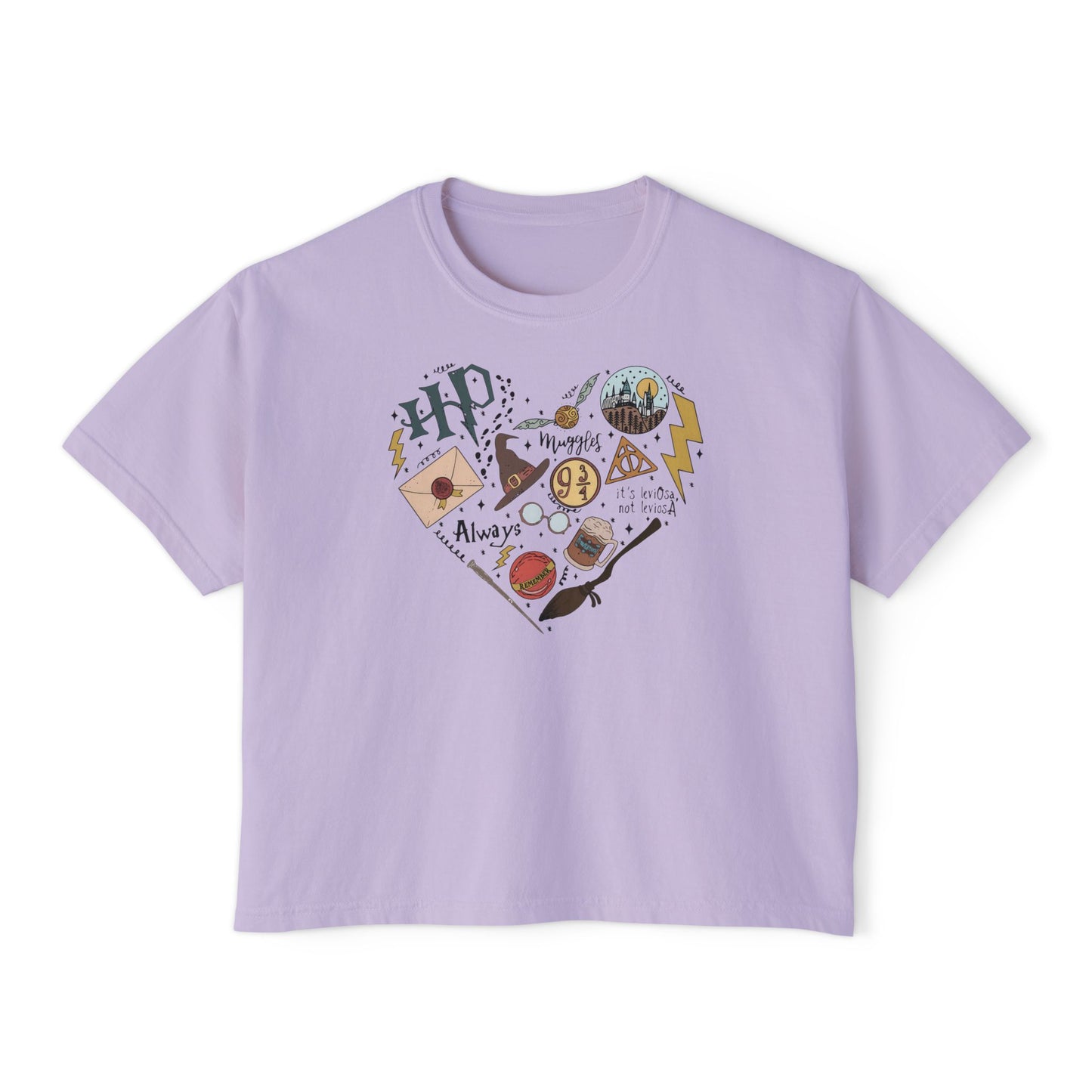 Harry Potter Inspired Women's Boxy Tee