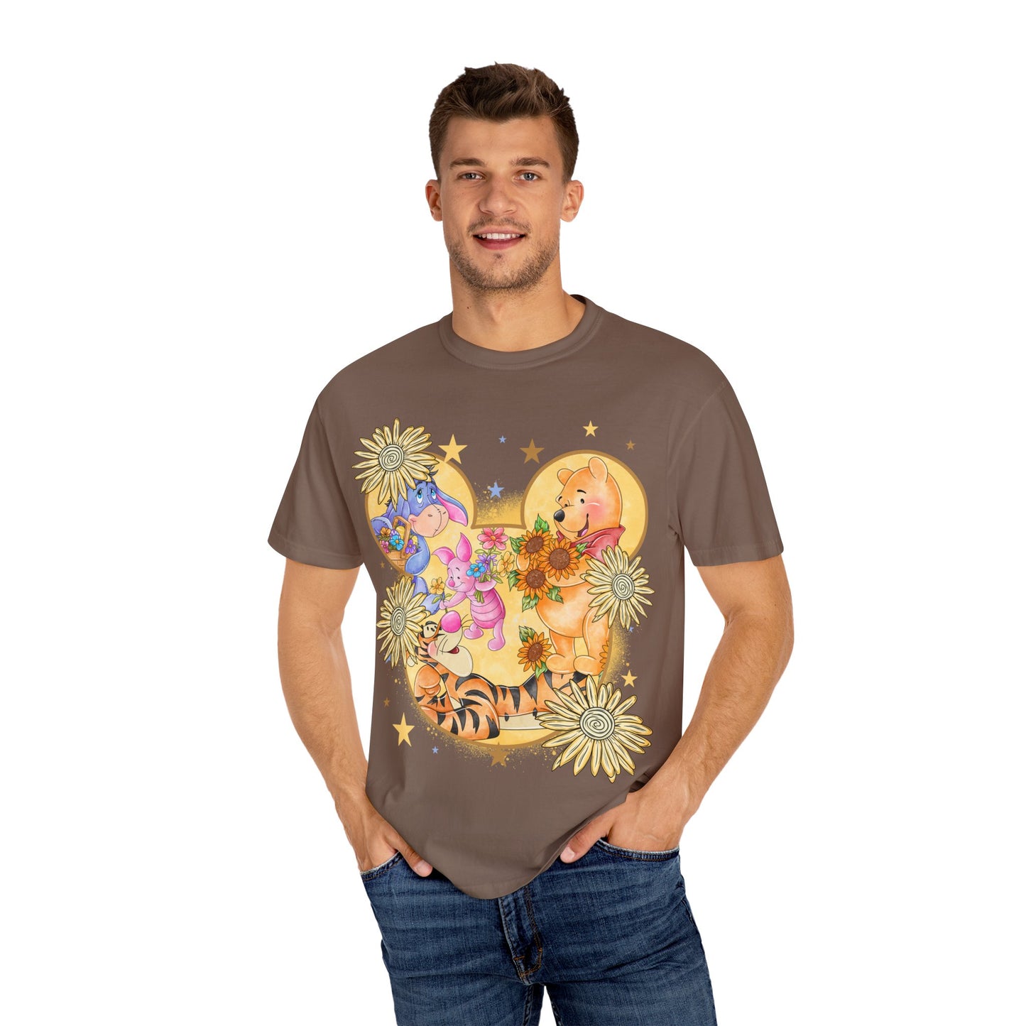 Pooh and crew Unisex Garment-Dyed T-shirt