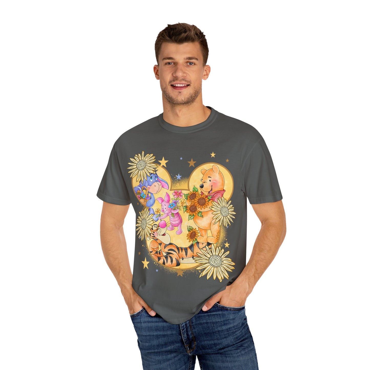 Pooh and crew Unisex Garment-Dyed T-shirt