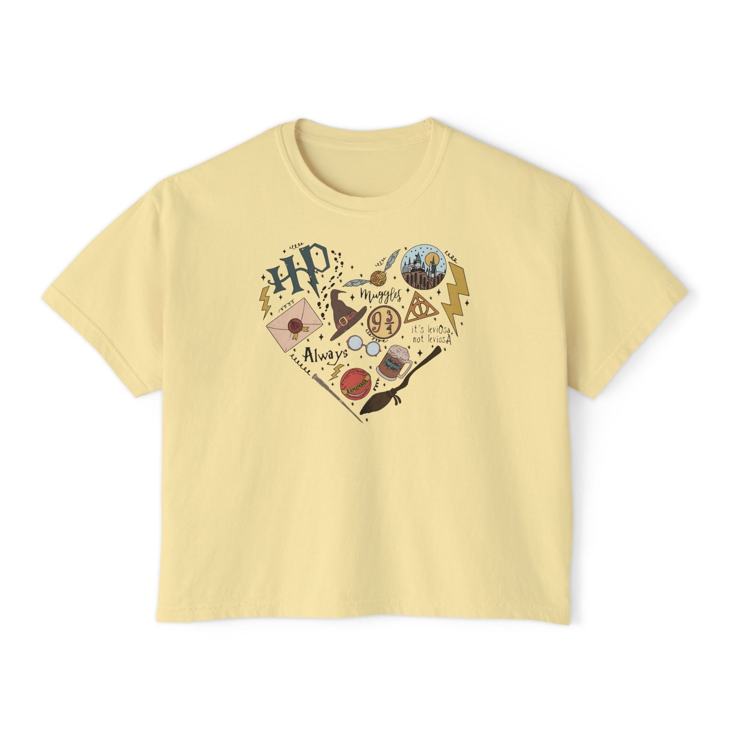 Harry Potter Inspired Women's Boxy Tee
