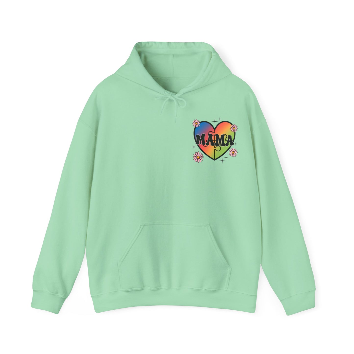 somebodys proud autism mama Unisex Heavy Blend™ Hooded Sweatshirt