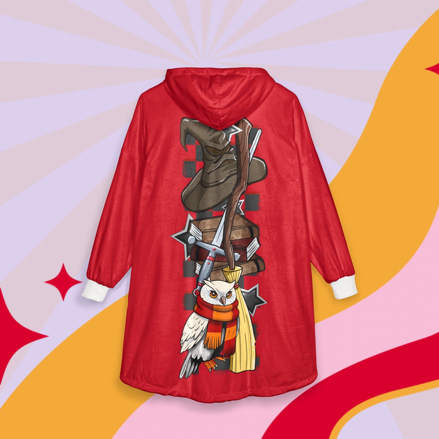 Gryffindor Wizarding Hooded Blanket