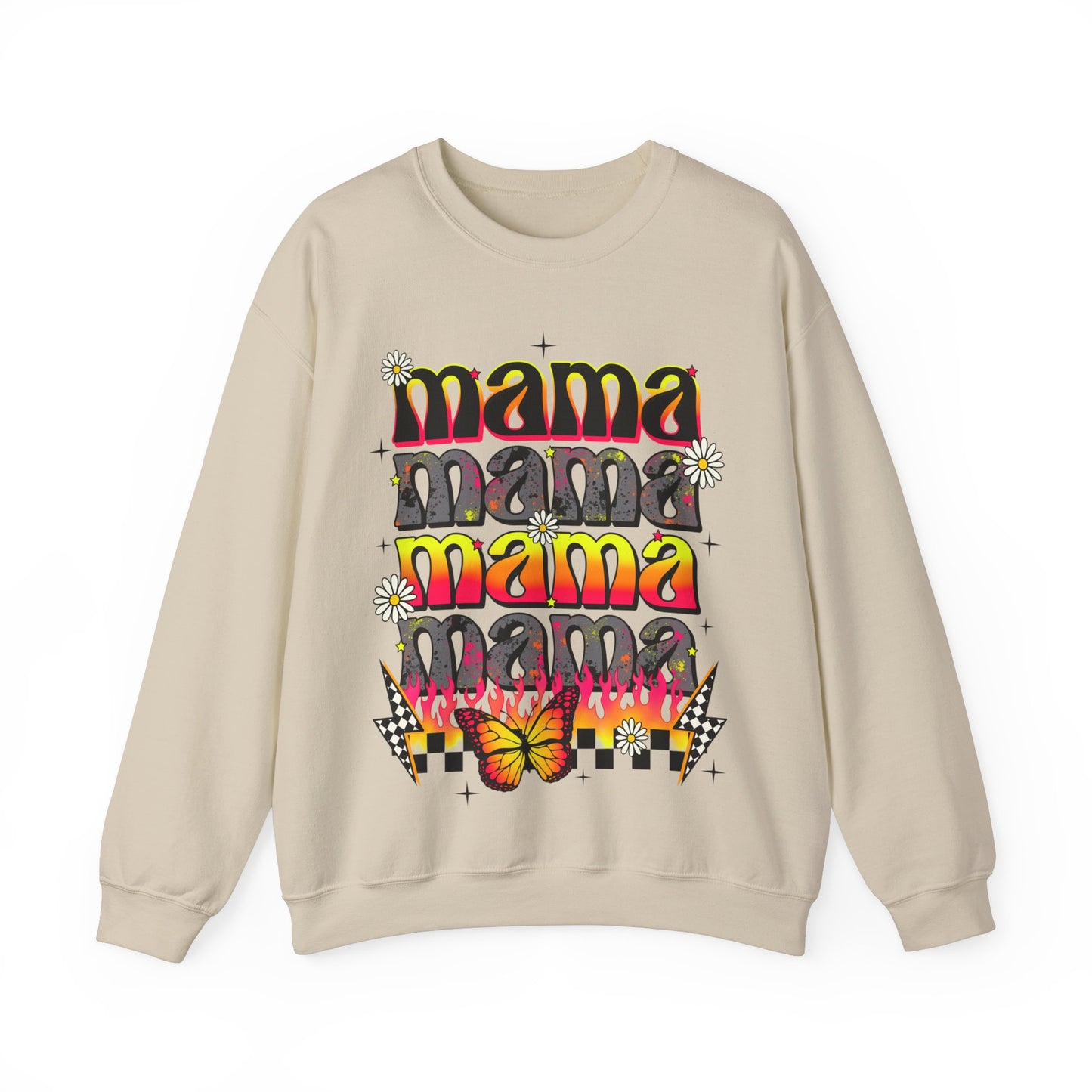 flame mama Unisex Heavy Blend™ Crewneck Sweatshirt