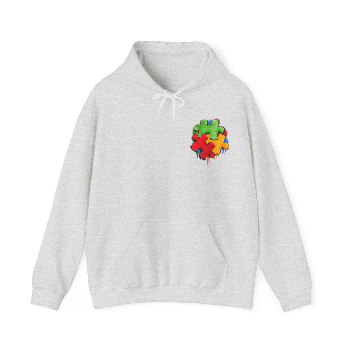 this dad is verbal Unisex Heavy Blend™ Hooded Sweatshirt