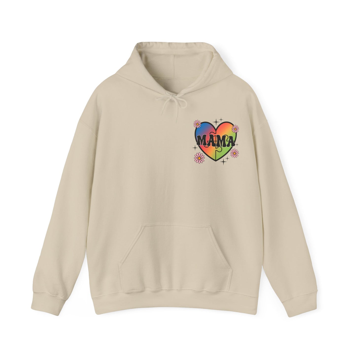 somebodys proud autism mama Unisex Heavy Blend™ Hooded Sweatshirt