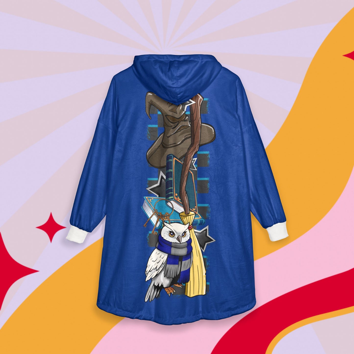 Ravenclaw Wizarding Hooded Blanket