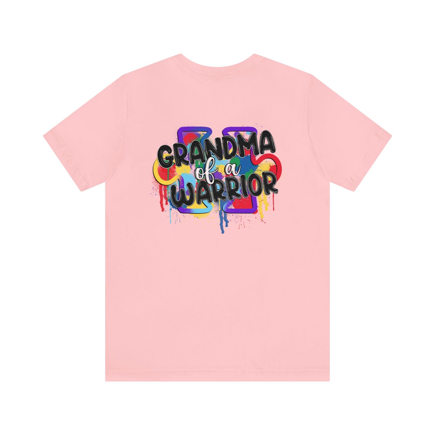 grandma of a warrior Unisex Jersey Short Sleeve Tee